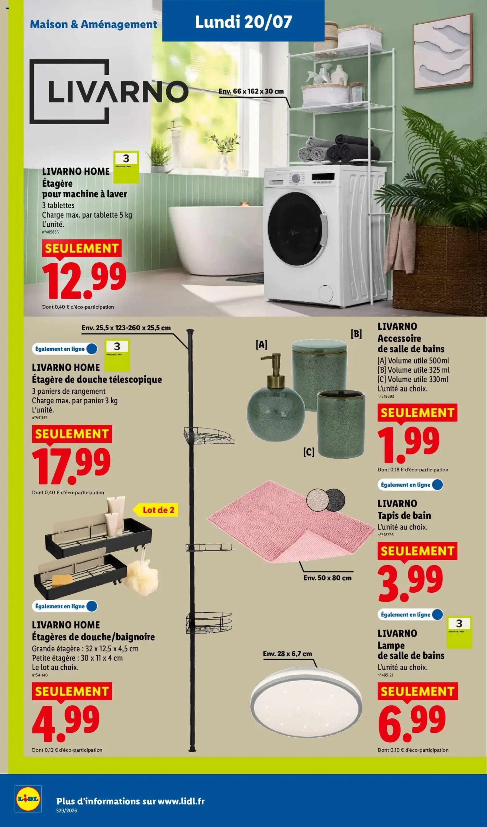LIDL catalogue - brochure valable à partir du 16/07/2026, page 52 sur 61