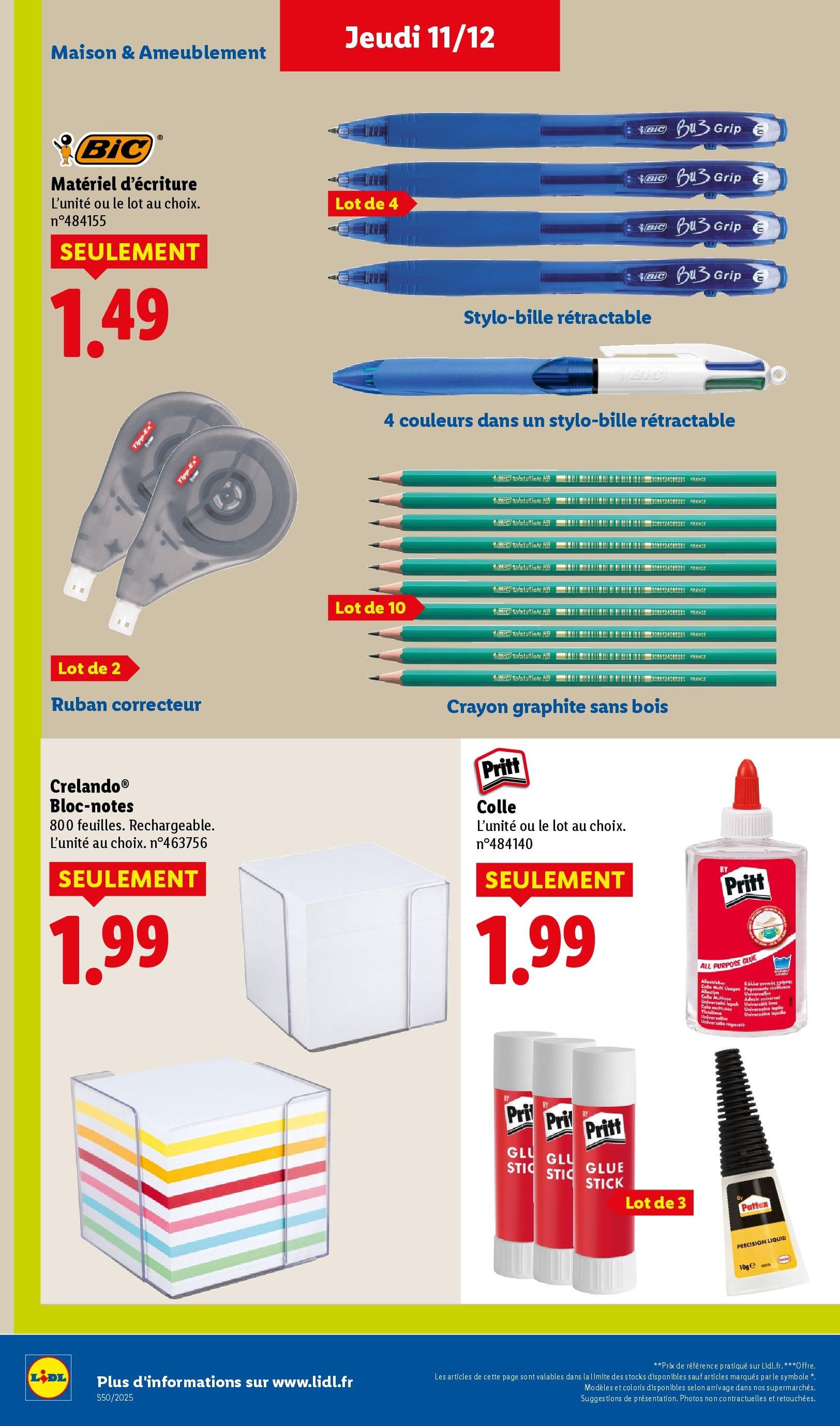 LIDL catalogue semaine 50 - brochure valable à partir du 11/12/2025, page 56 sur 88