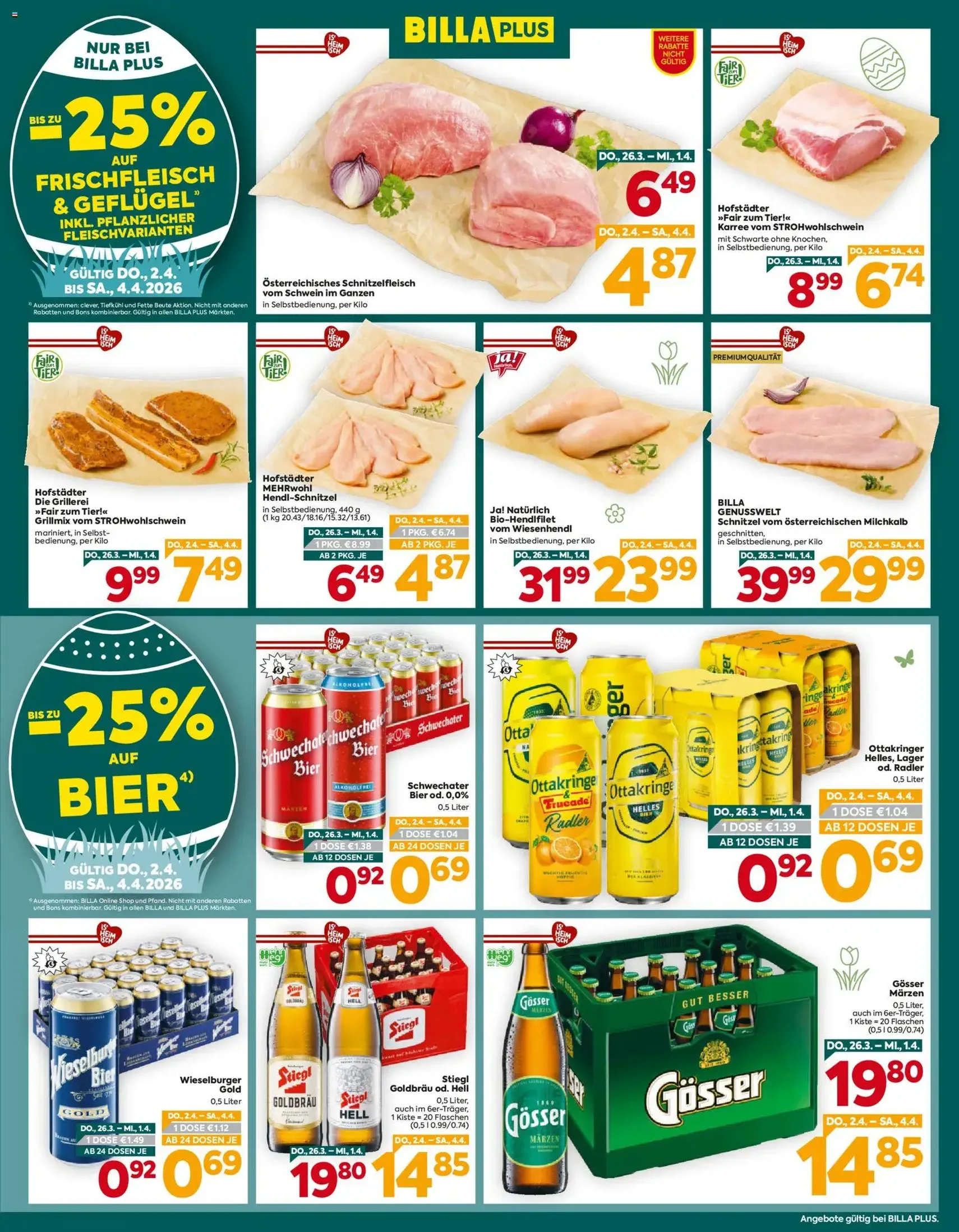 Billa Plus Flugblatt - Gültiger Prospekt ab 26.03.2026, Seite 3 von insgesamt 20