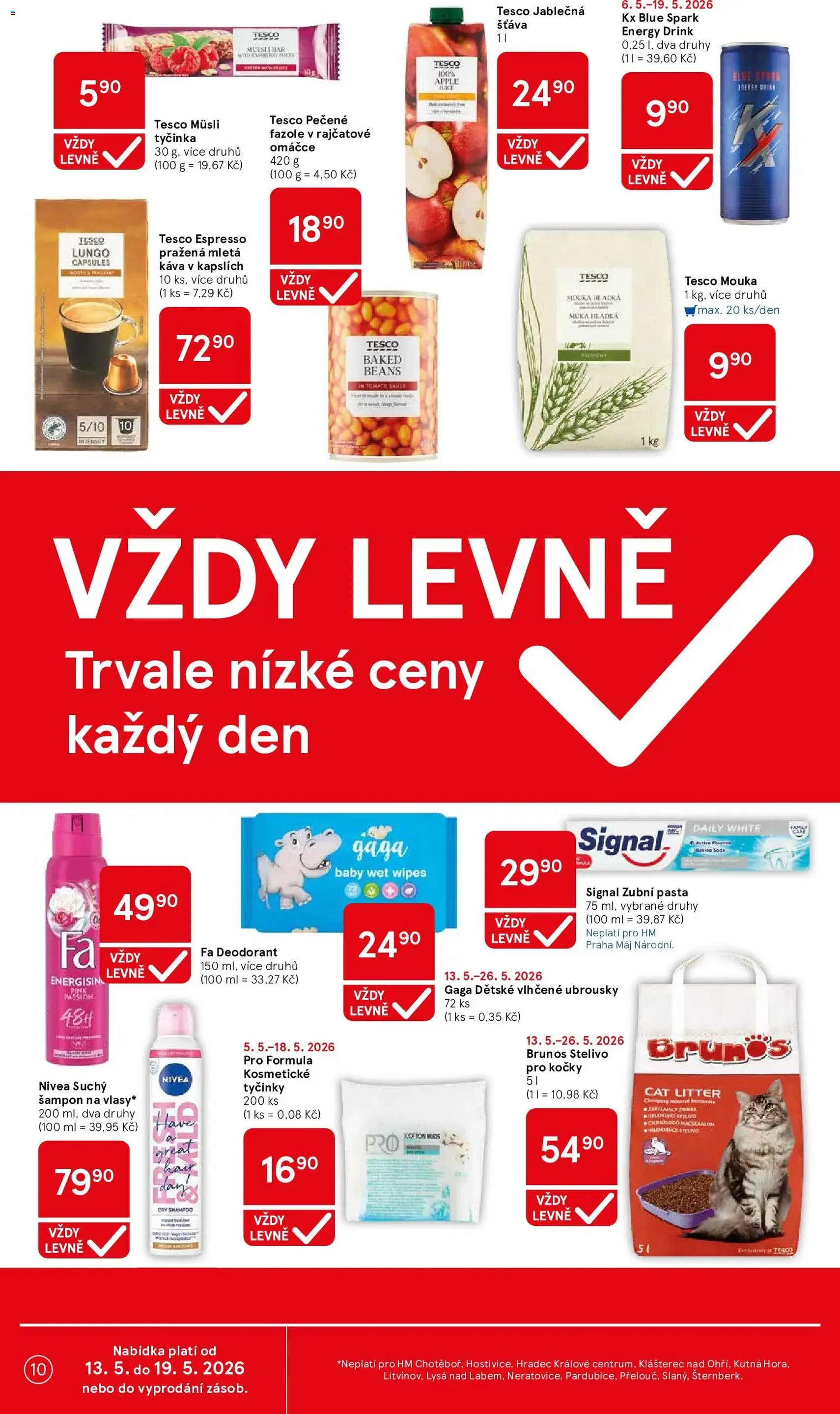Tesco leták - Hypermarket - platný leták od 13.05.2026 strana 10 z 34