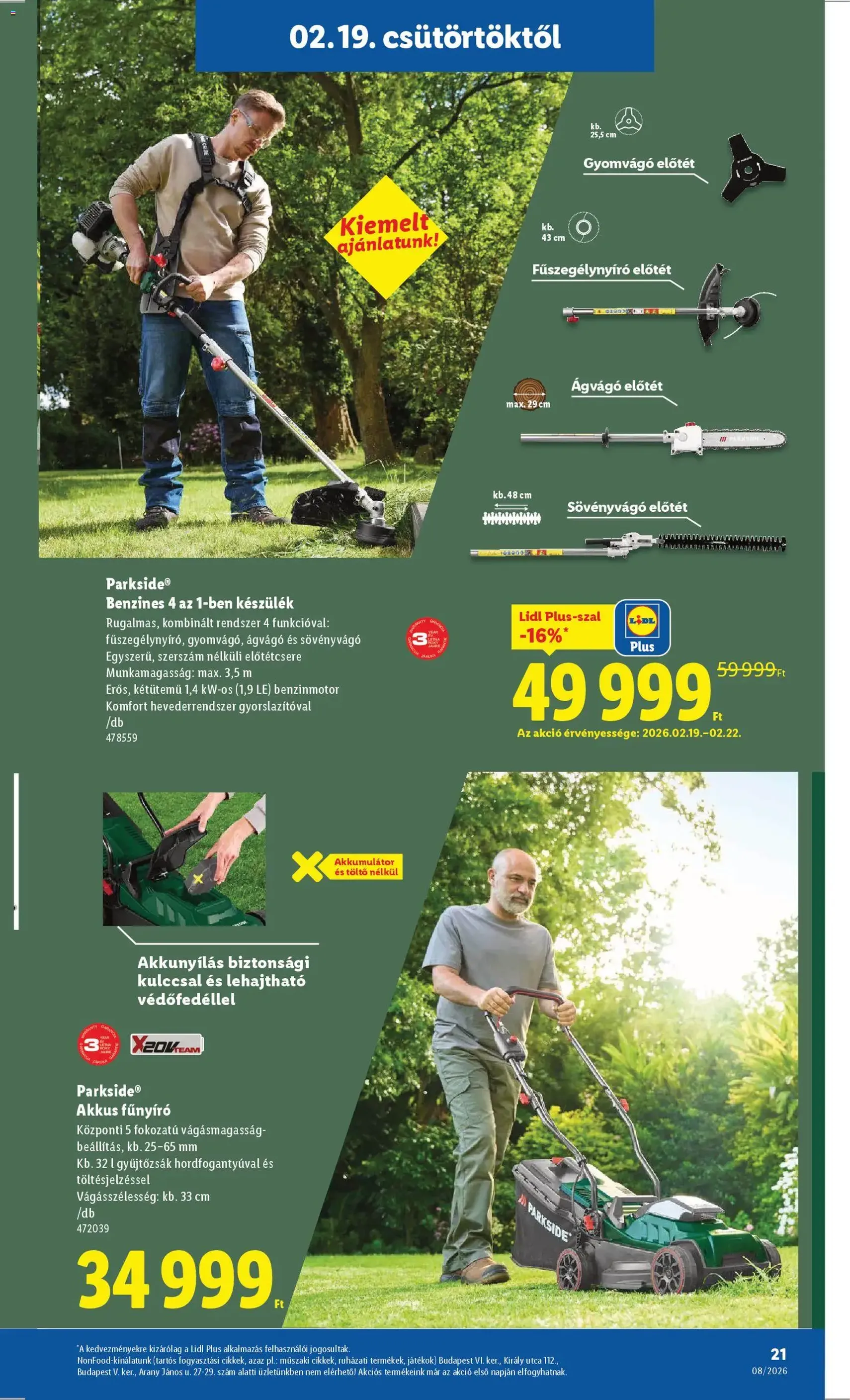 Lidl Akciós újság - 2026.02.19. érvényes szórólap 21 oldal 58 oldalból