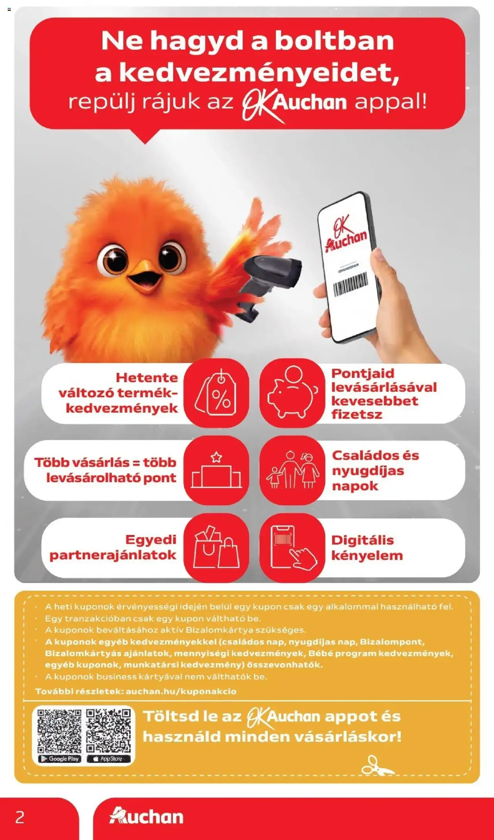 Auchan Akciós újság - 2025.09.11. érvényes szórólap 2 oldal 42 oldalból Auchan Akciós újság - 2025.09.11. érvényes szórólap 2 oldal 42 oldalból