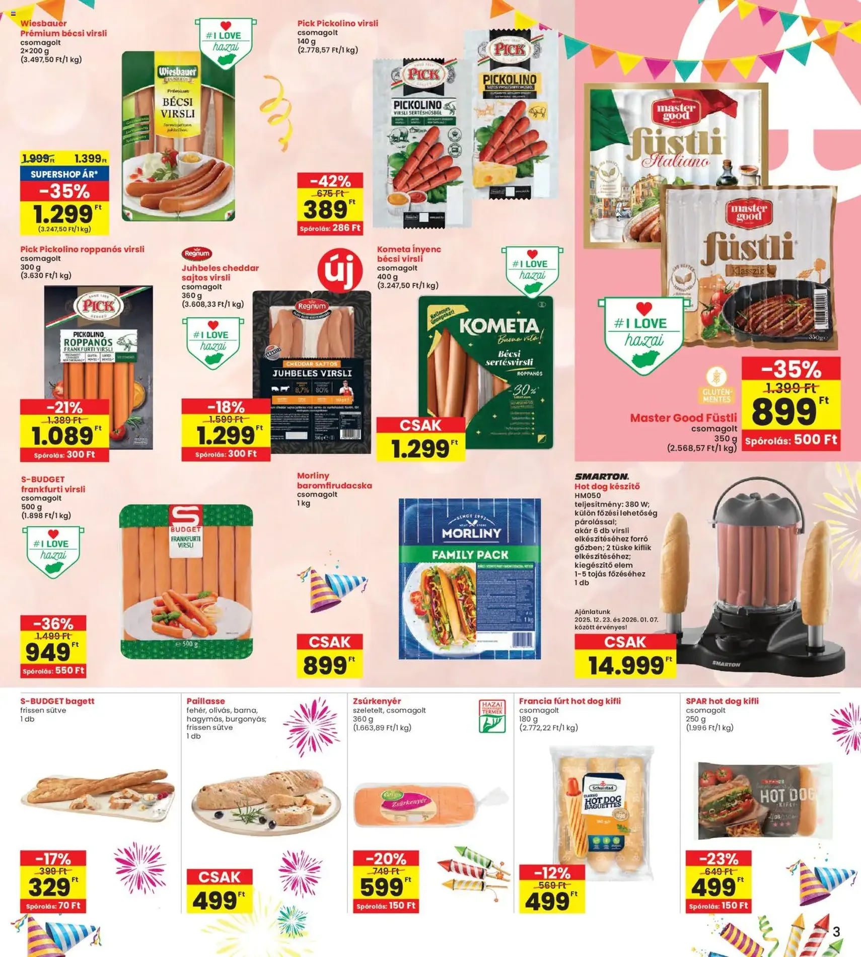 Interspar Akciós újság - 2025.12.23. érvényes szórólap 3 oldal 12 oldalból