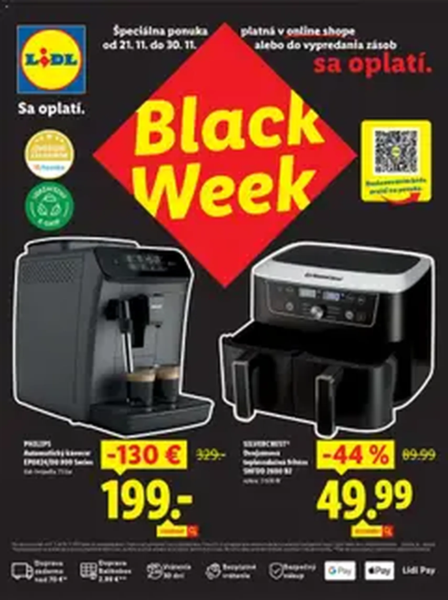 Lidl - Black Friday - platný leták od 21.11.2025 strana 1 z 1