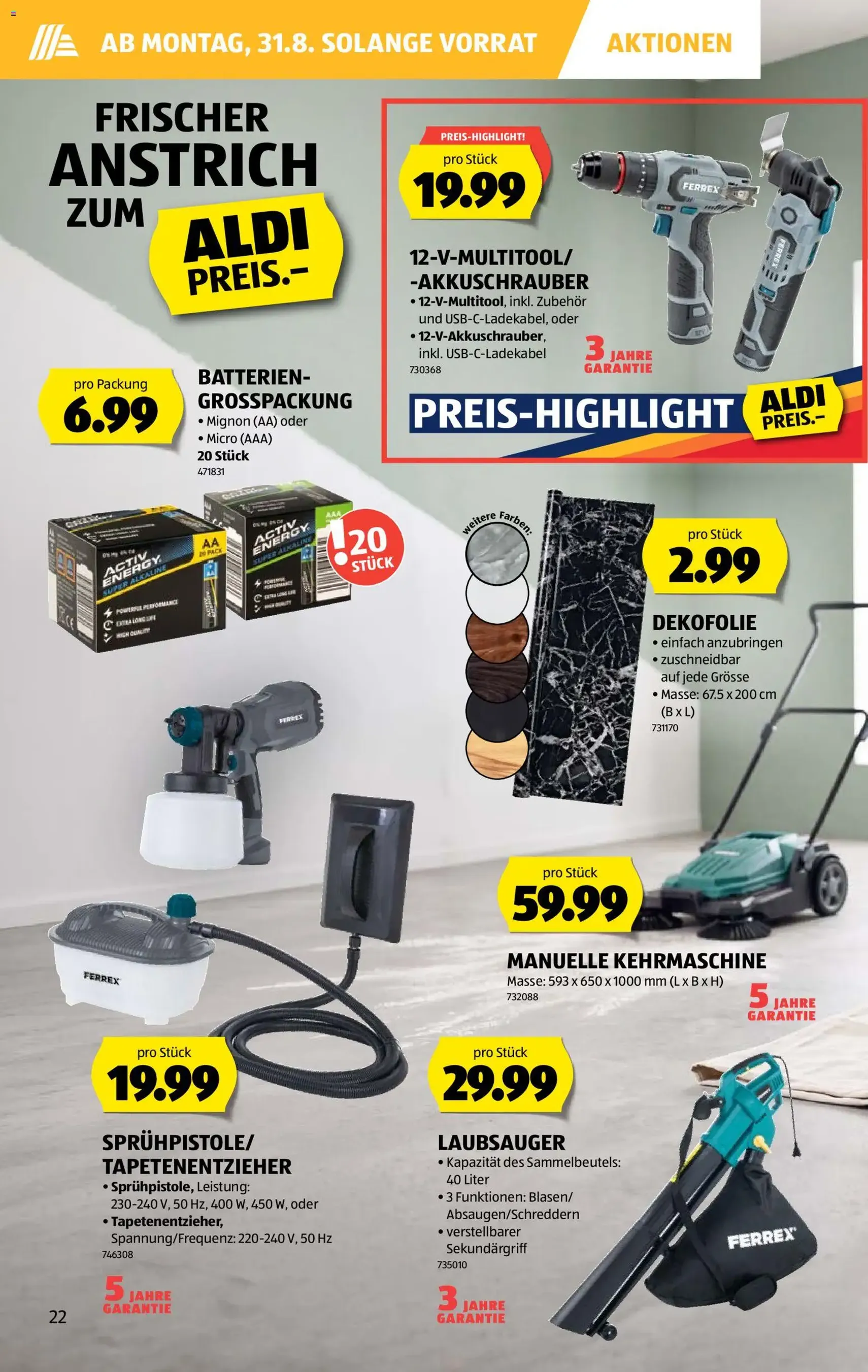 Aldi aktionen - Gültiger Prospekt ab 27.08.2026, Seite 22 von insgesamt 35
