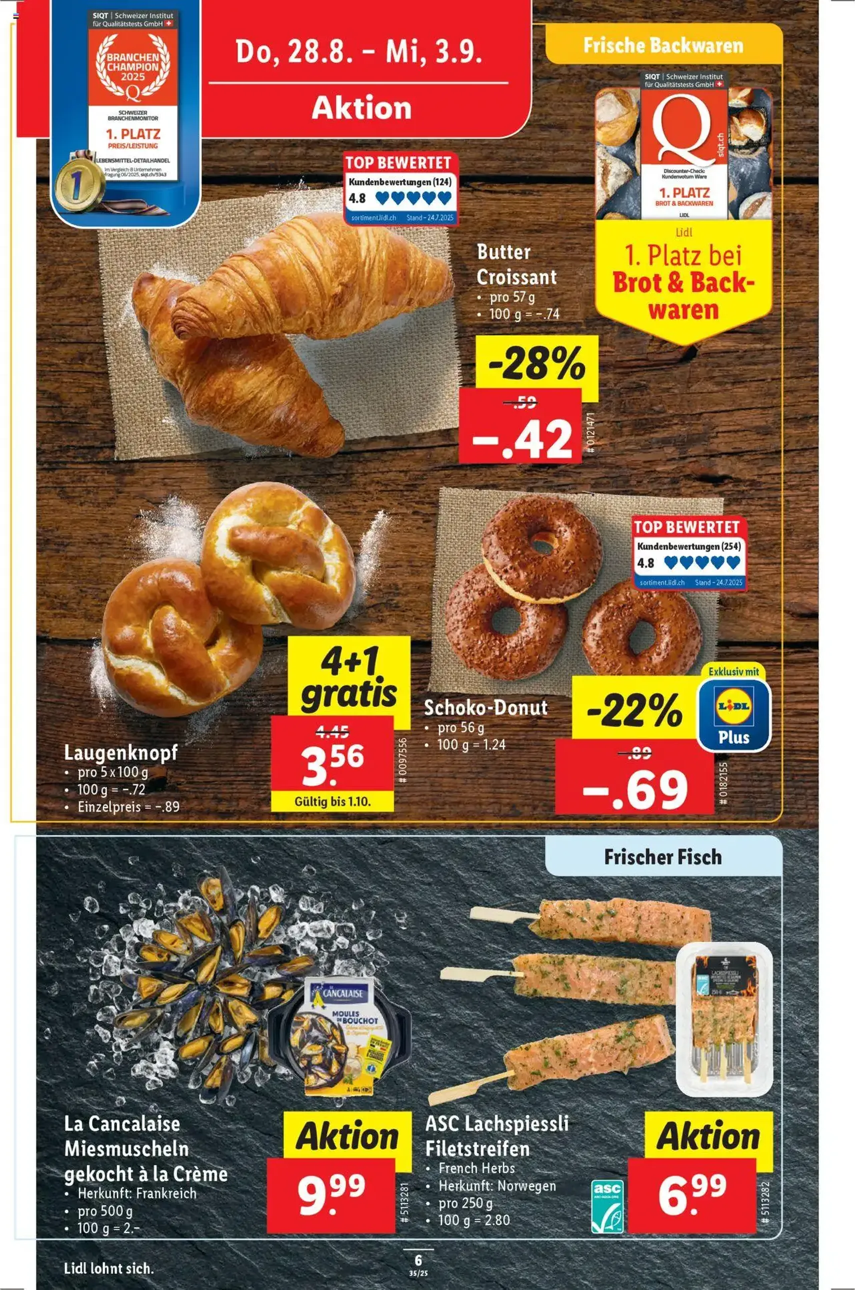 Lidl Aktionen - Gültiger Prospekt ab 28.08.2025, Seite 6 von insgesamt 34 Lidl Aktionen - Gültiger Prospekt ab 28.08.2025, Seite 6 von insgesamt 34