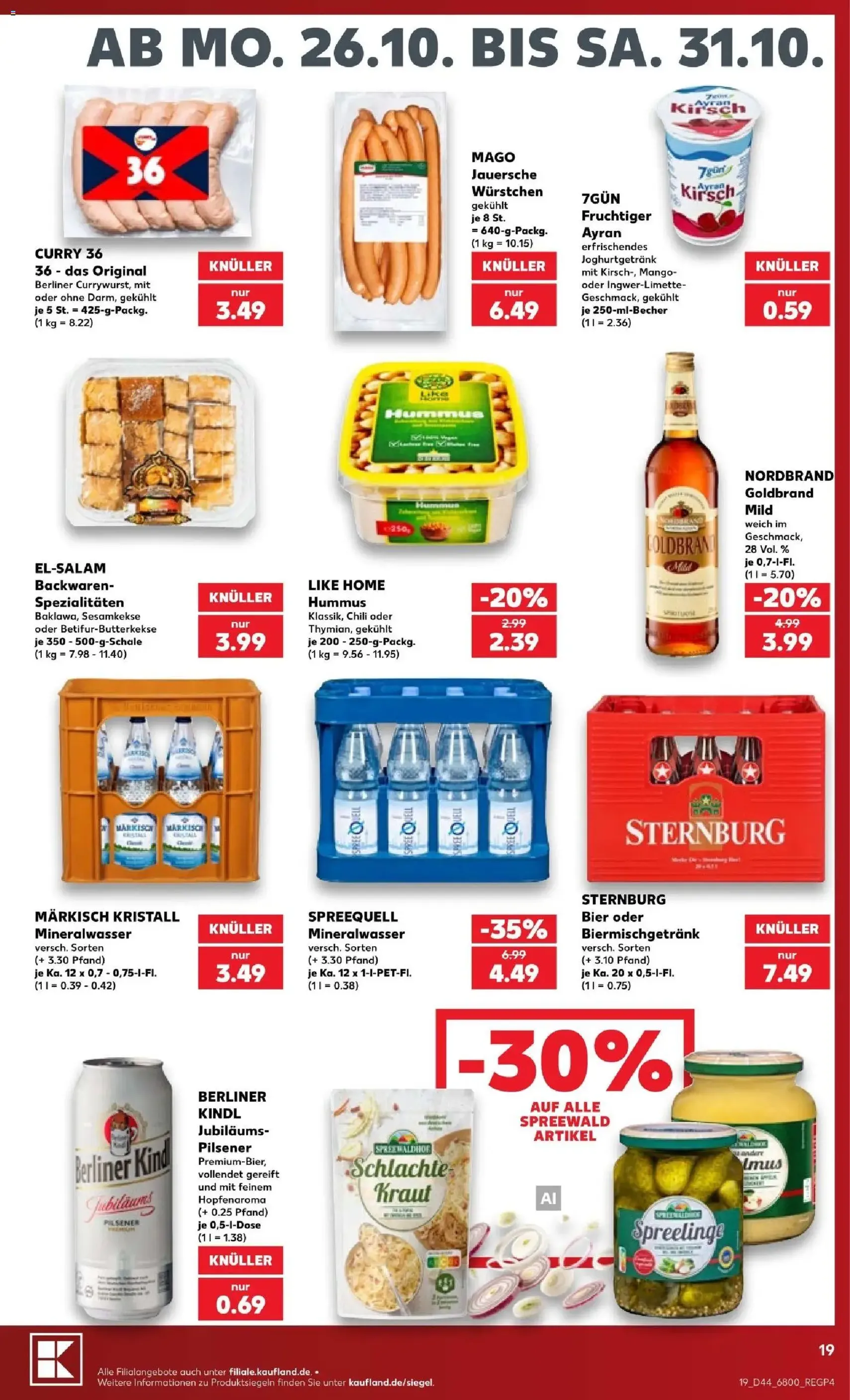 Kaufland Prospekt - Gültiger Prospekt ab 26.10.2026, Seite 19 von insgesamt 76