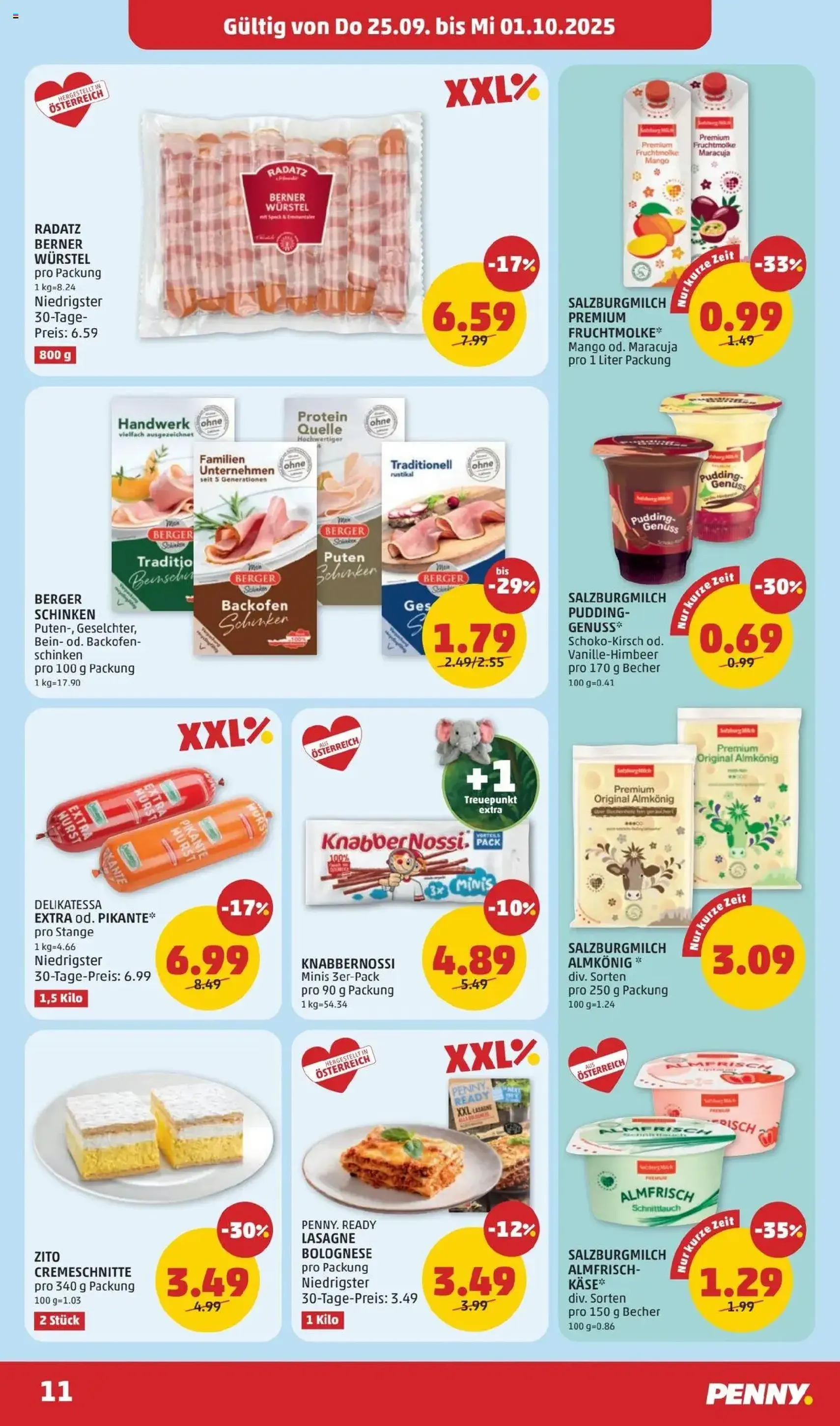 Penny Markt Flugblatt - Gültiger Prospekt ab 25.09.2025, Seite 11 von insgesamt 32
