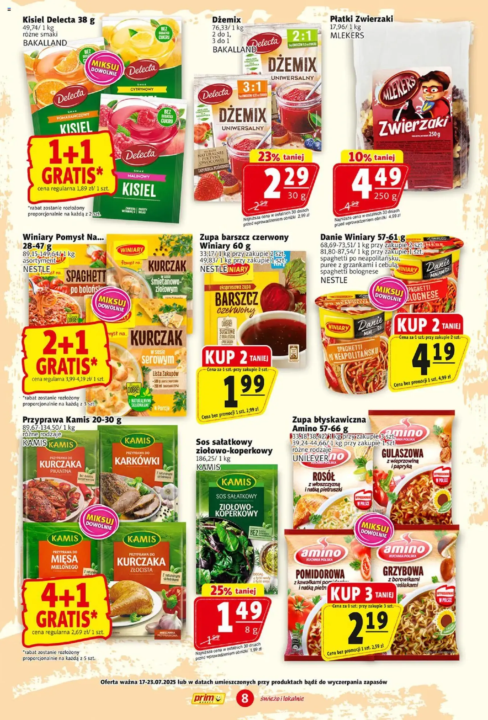 Prim Market Gazetka - ważny gazetka od 17.07.2025 strona 8 z 16 Prim Market Gazetka - ważny gazetka od 17.07.2025 strona 8 z 16