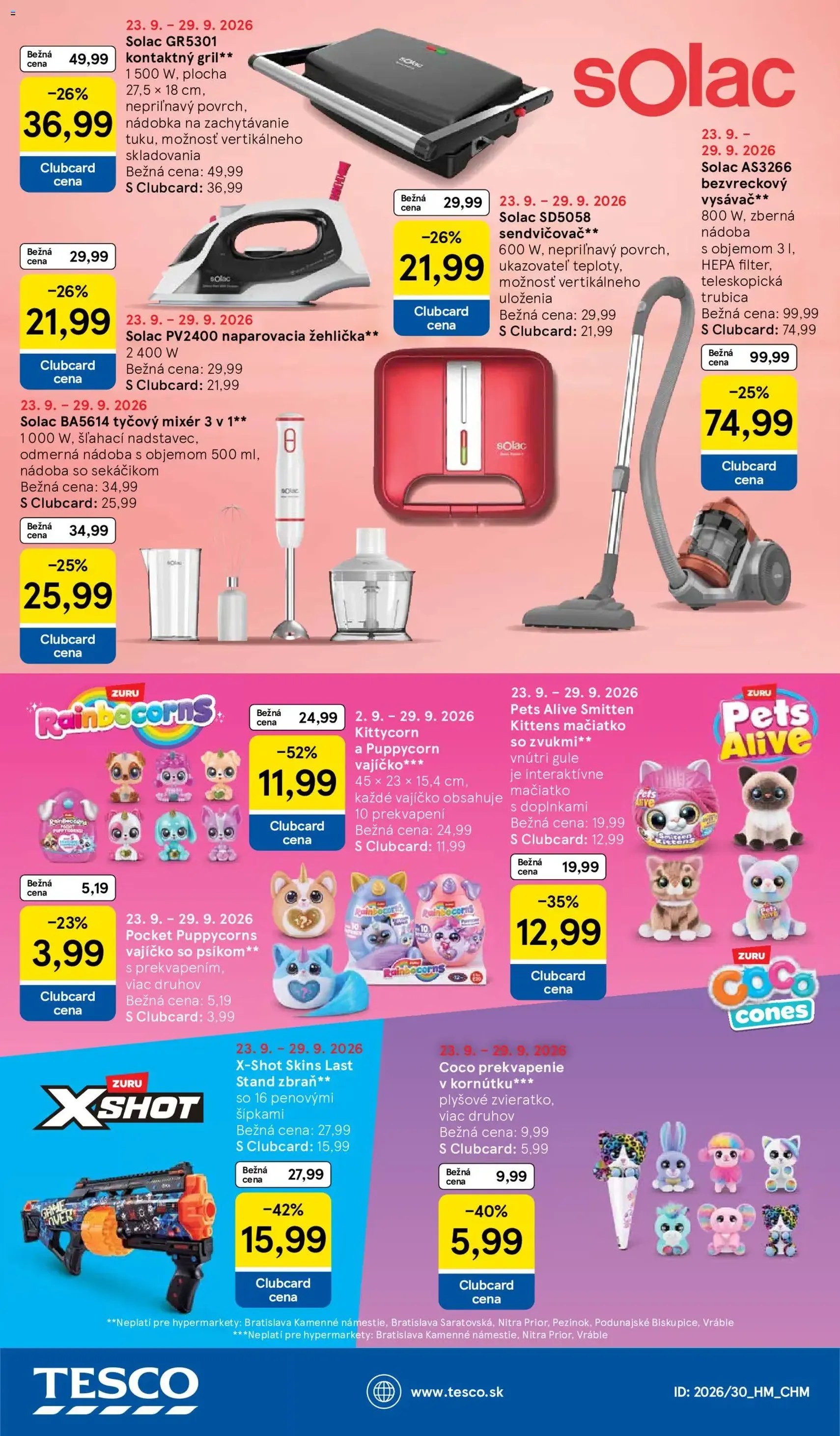 Tesco Hypermarket - leták - platný leták od 23.09.2026 strana 48 z 48