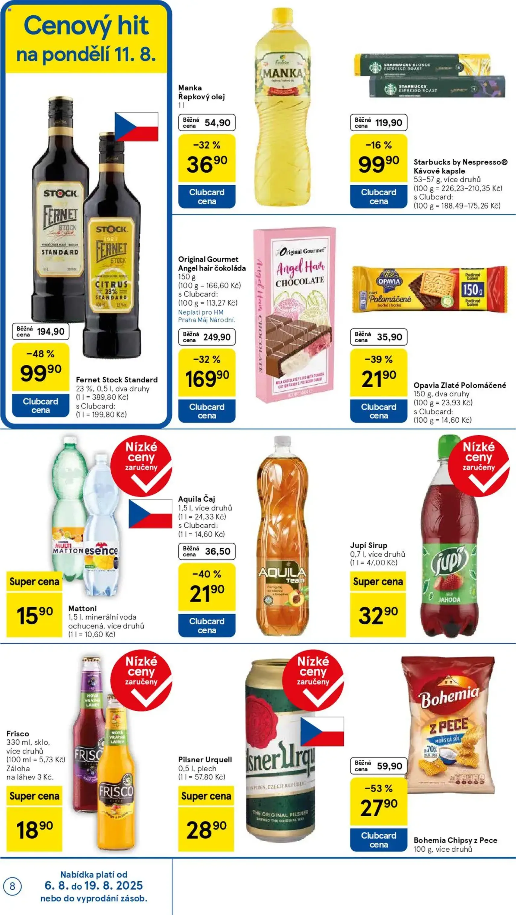 Tesco leták - Hypermarket - platný leták od 06.08.2025 strana 8 z 35 Tesco leták - Hypermarket - platný leták od 06.08.2025 strana 8 z 35