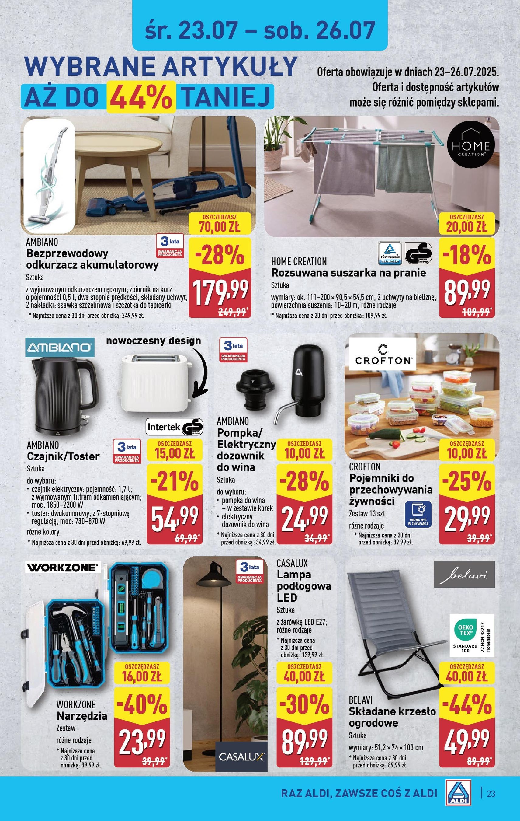Aldi Gazetka - ważny gazetka od 21.07.2025 strona 23 z 42