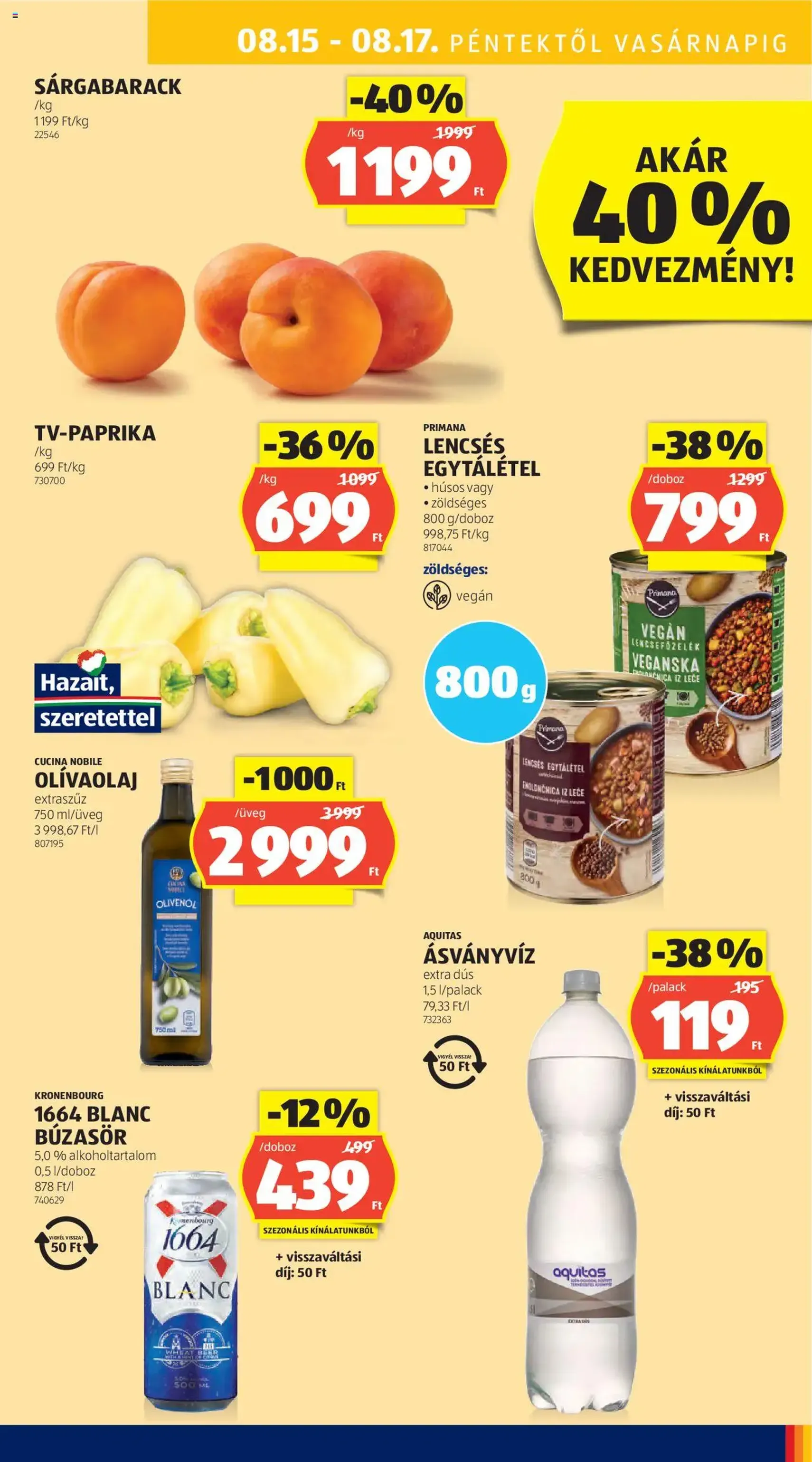 Aldi Akciós újság - 2025.08.14. érvényes szórólap 51 oldal 52 oldalból Aldi Akciós újság - 2025.08.14. érvényes szórólap 51 oldal 52 oldalból