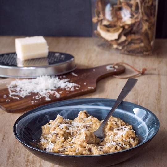 Anteprima ricetta Risotto ai Funghi Secchi