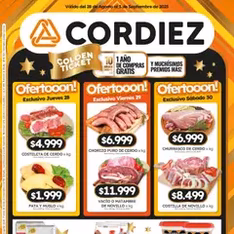 Vista previa del folleto Cordiez ofertas válido desde 28/08/2025