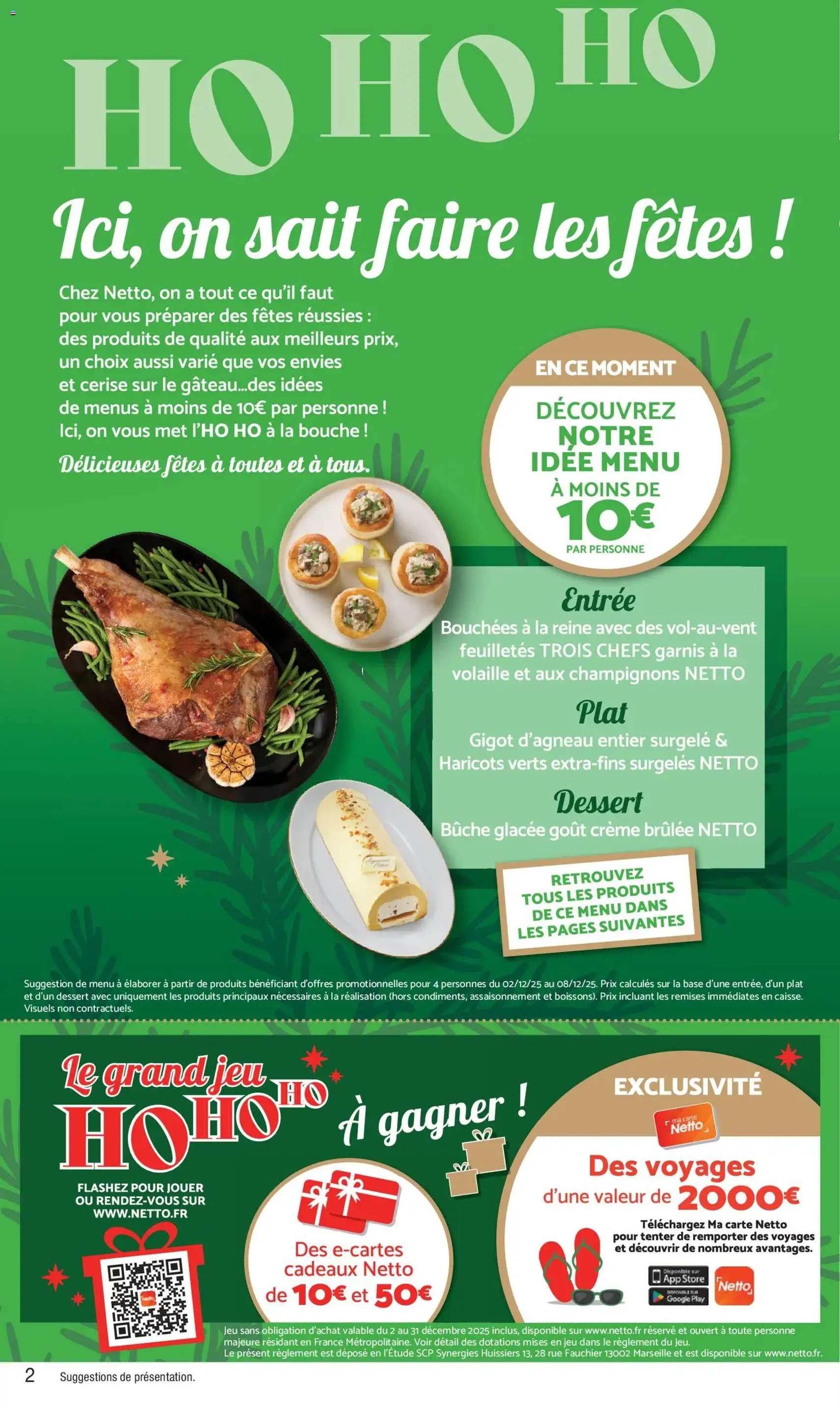 Netto - Festif ho ho ho - brochure valable à partir du 02/12/2025, page 2 sur 20