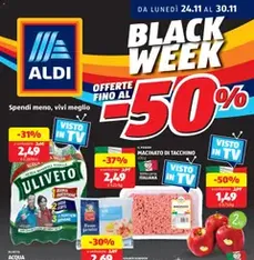 Aldi - Black Friday - anteprima volantino valido dal 24/11/2025