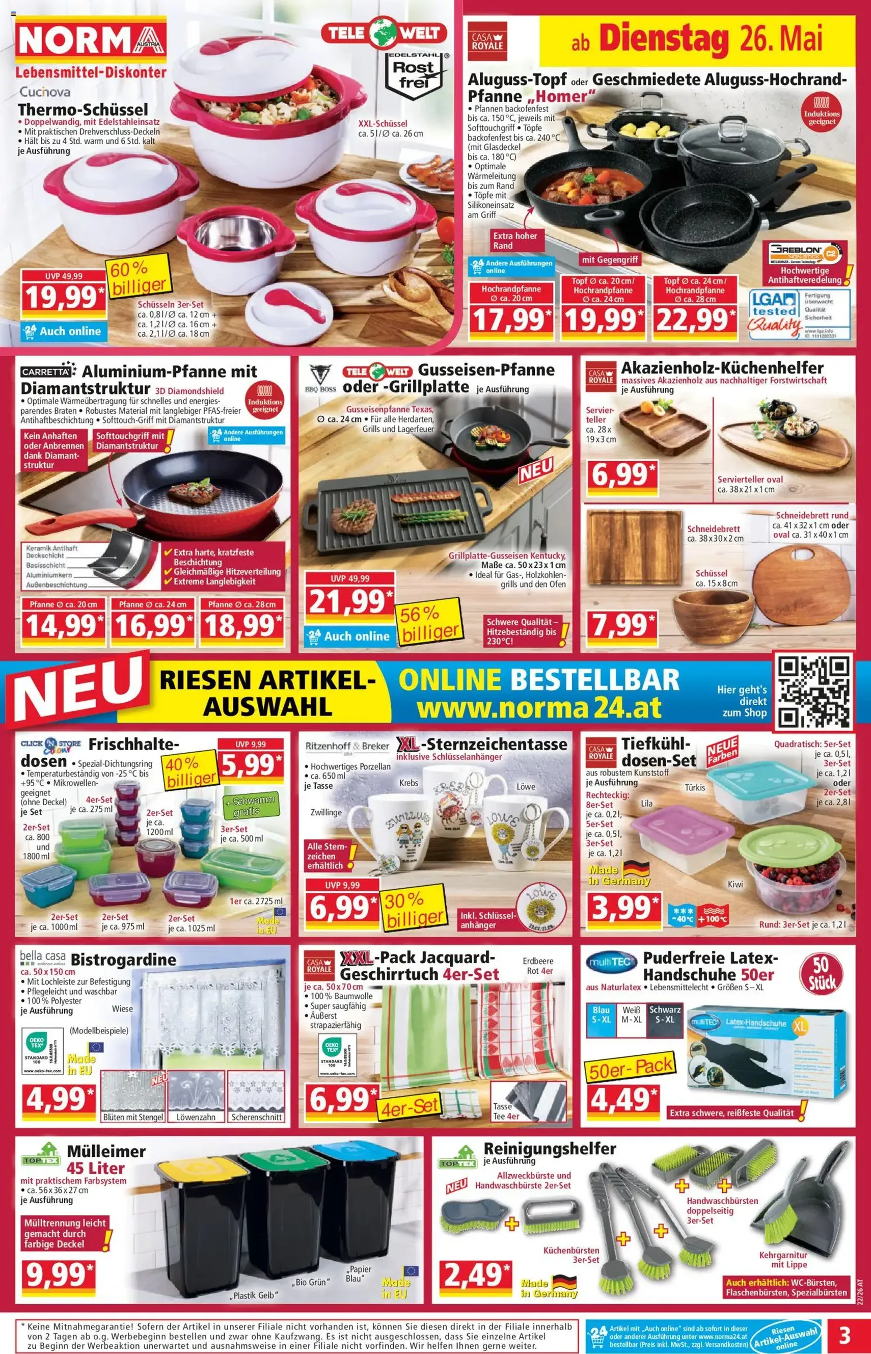 Norma Flugblatt - Gültiger Prospekt ab 26.05.2026, Seite 3 von insgesamt 18
