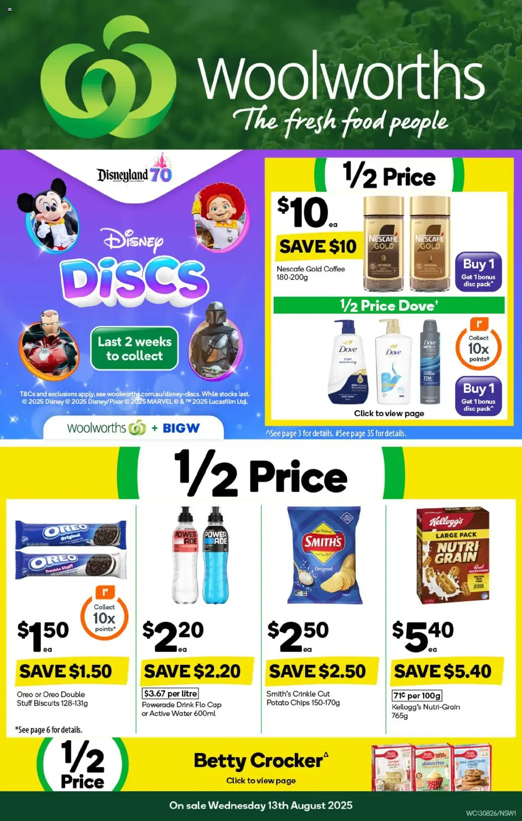 Weekly catalogue Woolworths NSW 13/08 - valid flyer from 13/08/2025, page 1 of 46 Weekly catalogue Woolworths NSW 13/08 - valid flyer from 13/08/2025, page 1 of 46