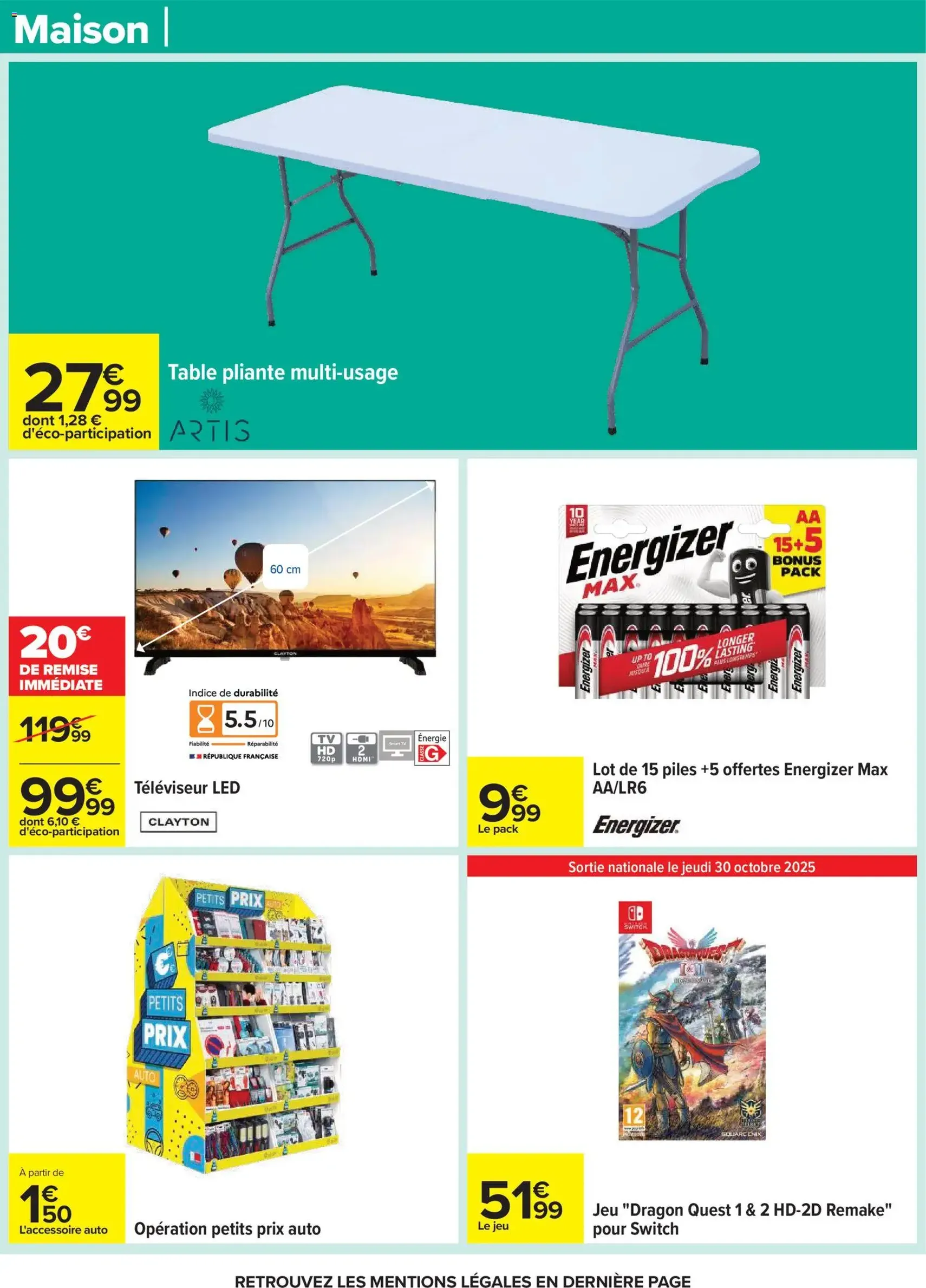 Carrefour catalogue semaine 44 - brochure valable à partir du 28/10/2025, page 59 sur 74