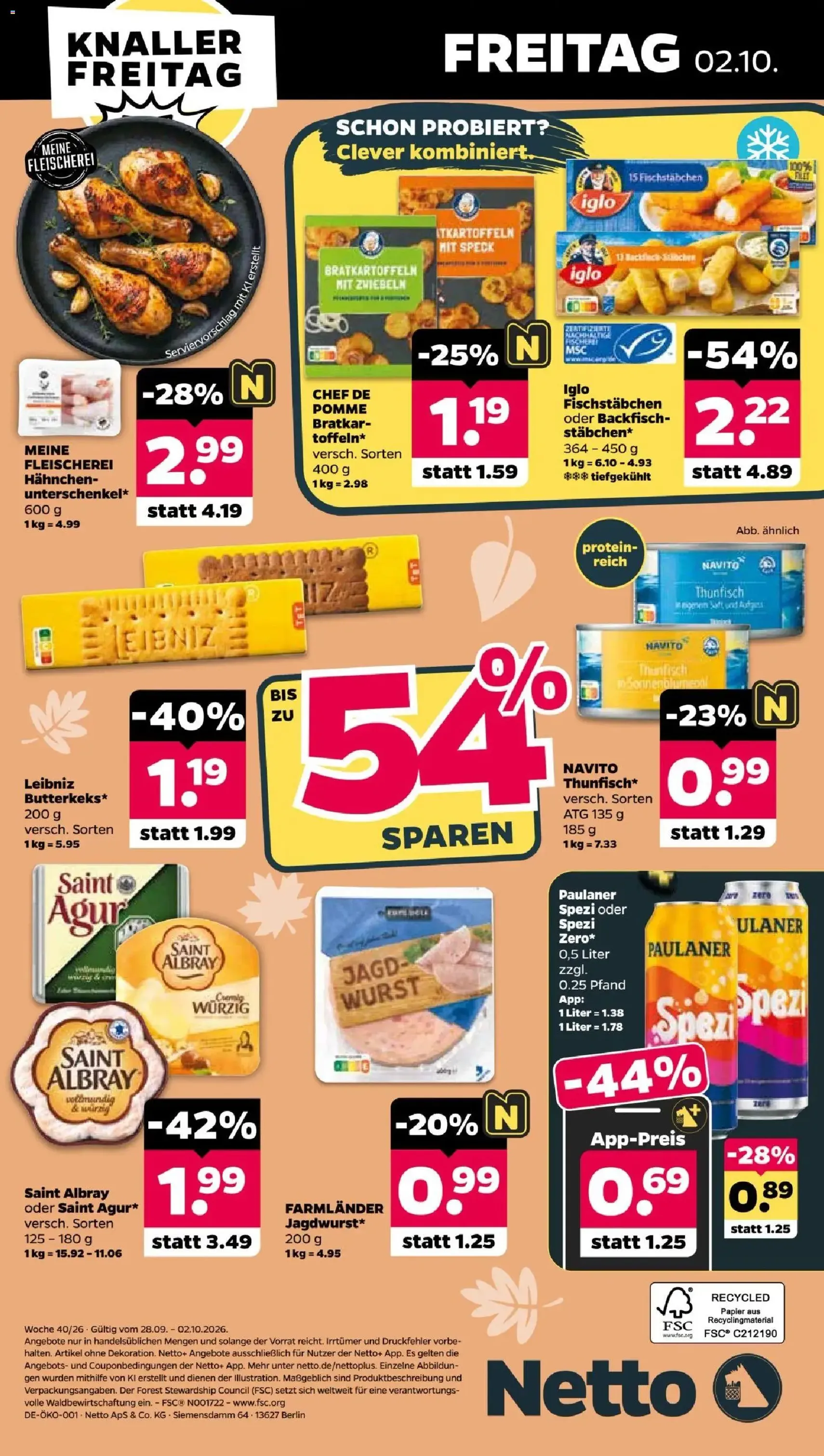Netto Prospekt - Gültiger Prospekt ab 28.09.2026, Seite 40 von insgesamt 41