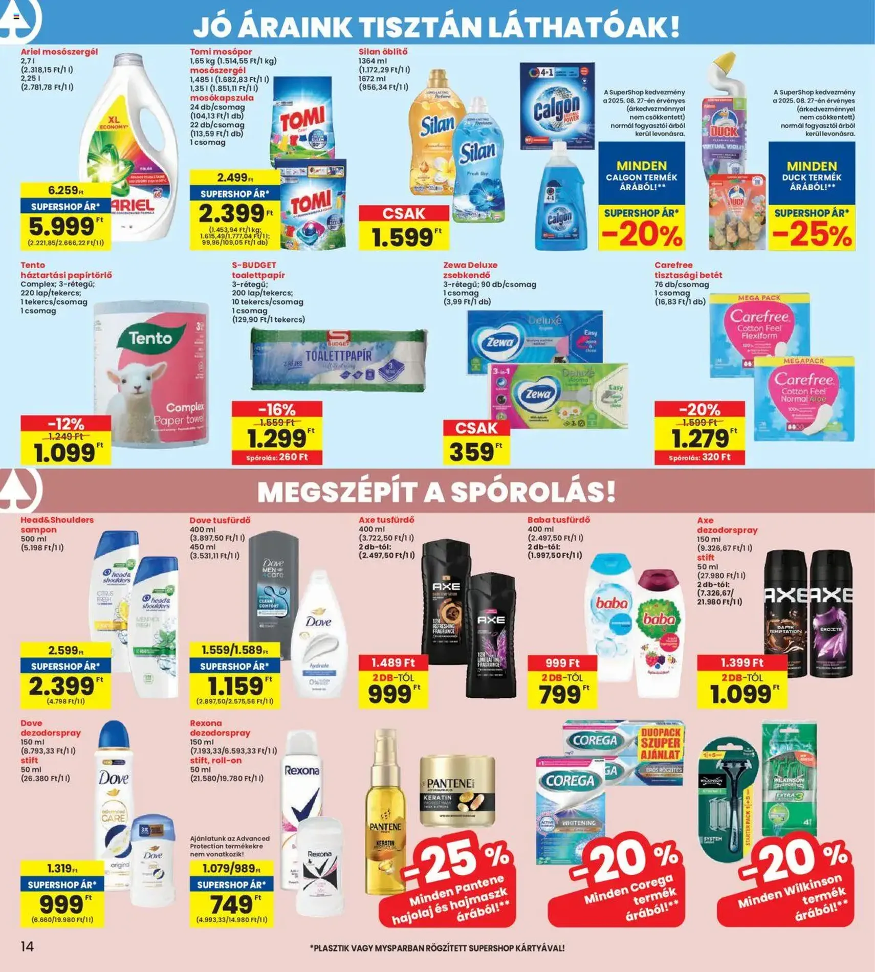 Interspar Akciós újság - 2025.08.28. érvényes szórólap 14 oldal 20 oldalból Interspar Akciós újság - 2025.08.28. érvényes szórólap 14 oldal 20 oldalból