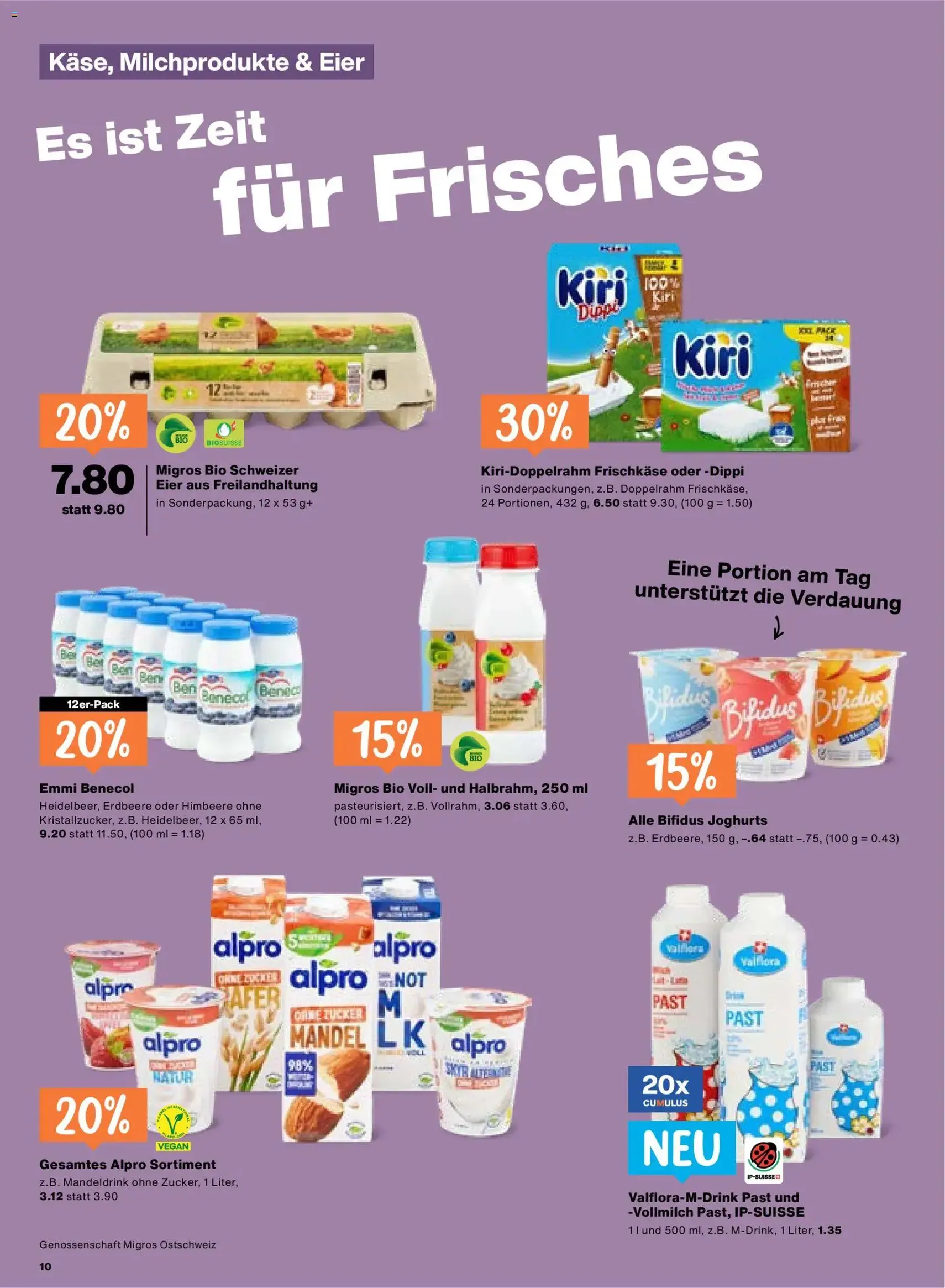 Migros aktionen - Gültiger Prospekt ab 15.05.2026, Seite 10 von insgesamt 24