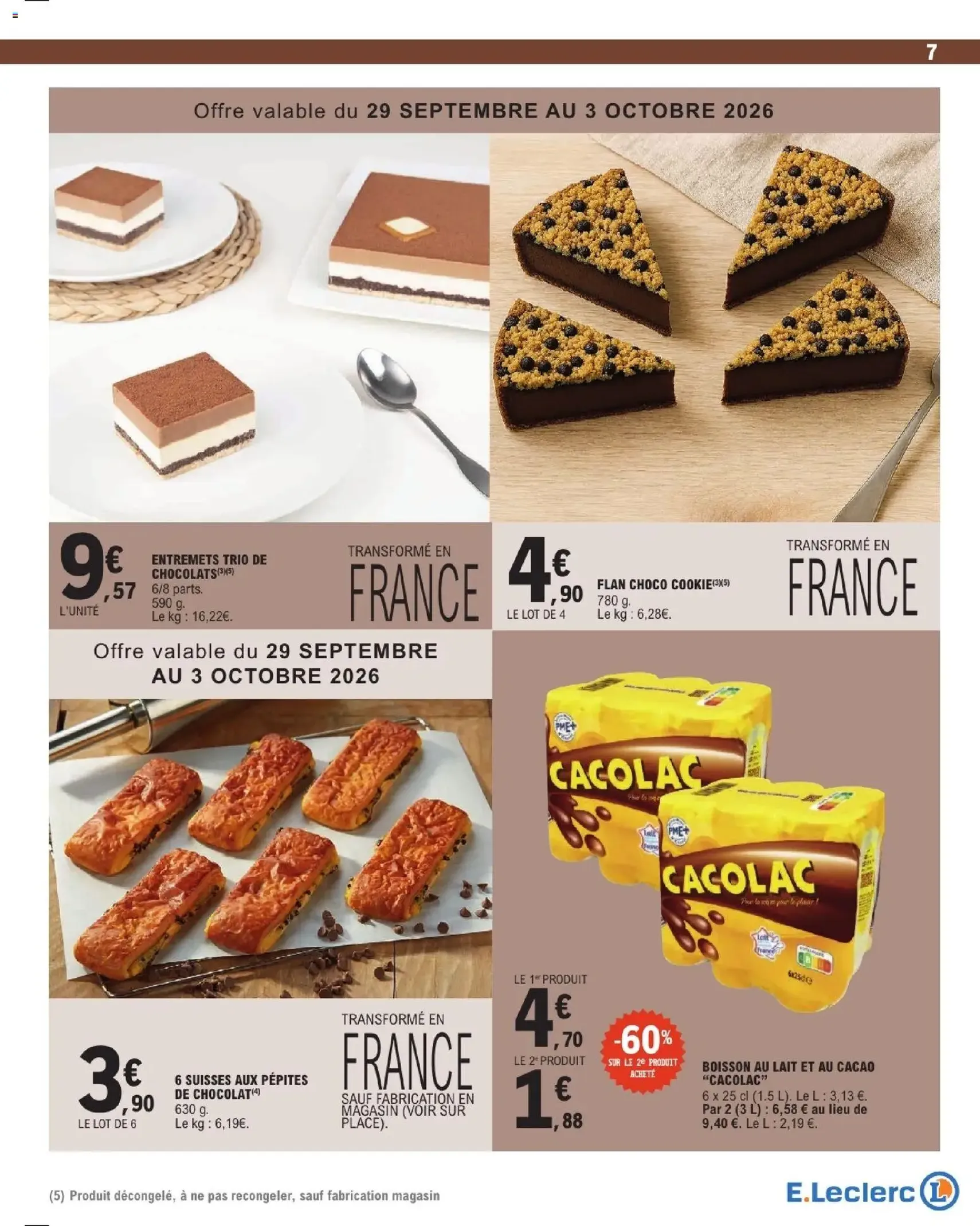 E.Leclerc catalogue - brochure valable à partir du 29/09/2026, page 7 sur 56