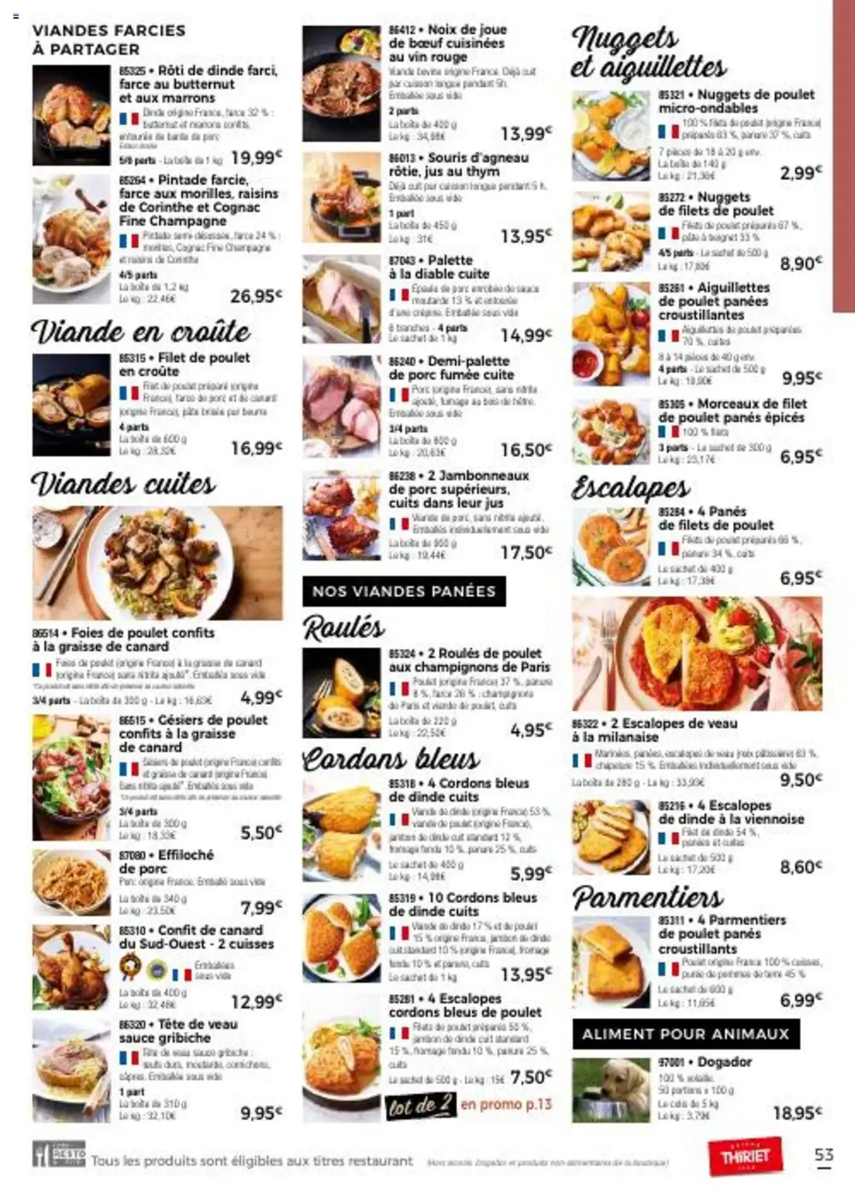 Thiriet catalogue livraison à domicile - brochure valable à partir du 11/07/2025, page 53 sur 80 Thiriet catalogue livraison à domicile - brochure valable à partir du 11/07/2025, page 53 sur 80
