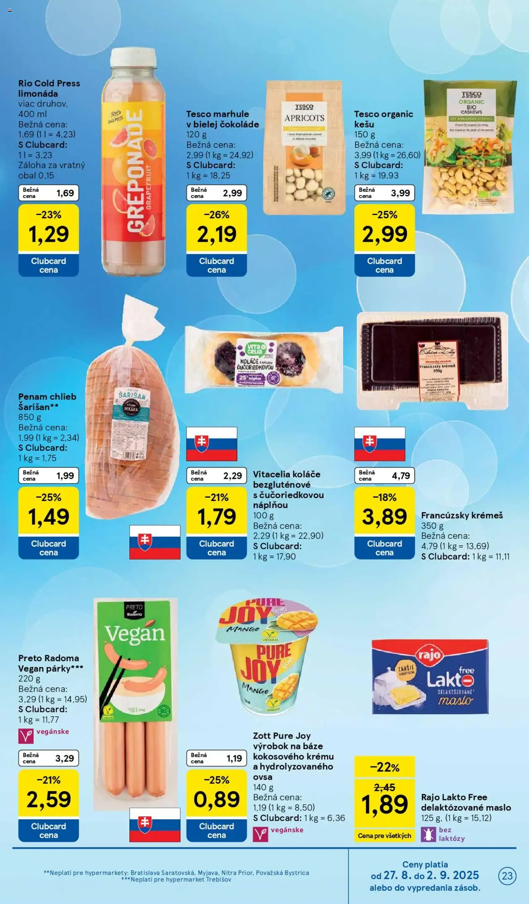 Tesco Hypermarket - leták - platný leták od 27.08.2025 strana 23 z 37