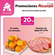 Vista previa del folleto Alcampo - Club Nacional válido desde 06/11/2025