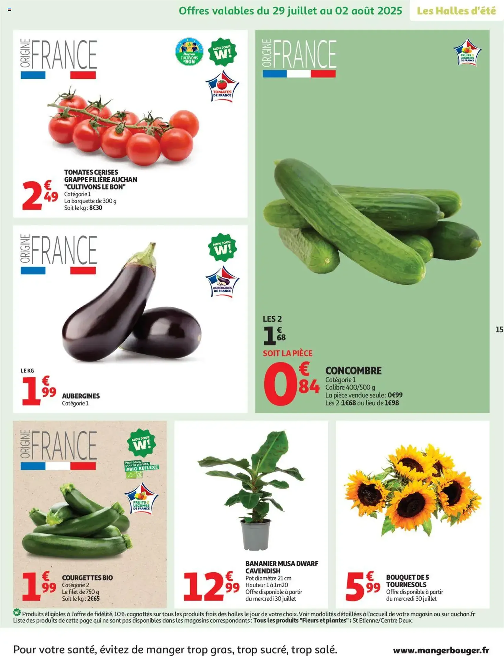 Auchan prospectus - brochure valable à partir du 29/07/2025, page 15 sur 49 Auchan prospectus - brochure valable à partir du 29/07/2025, page 15 sur 49