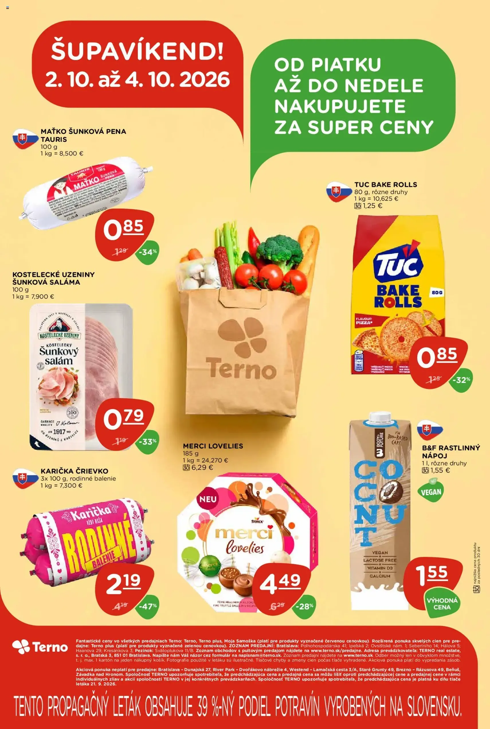 Terno leták - platný leták od 01.10.2026 strana 28 z 28