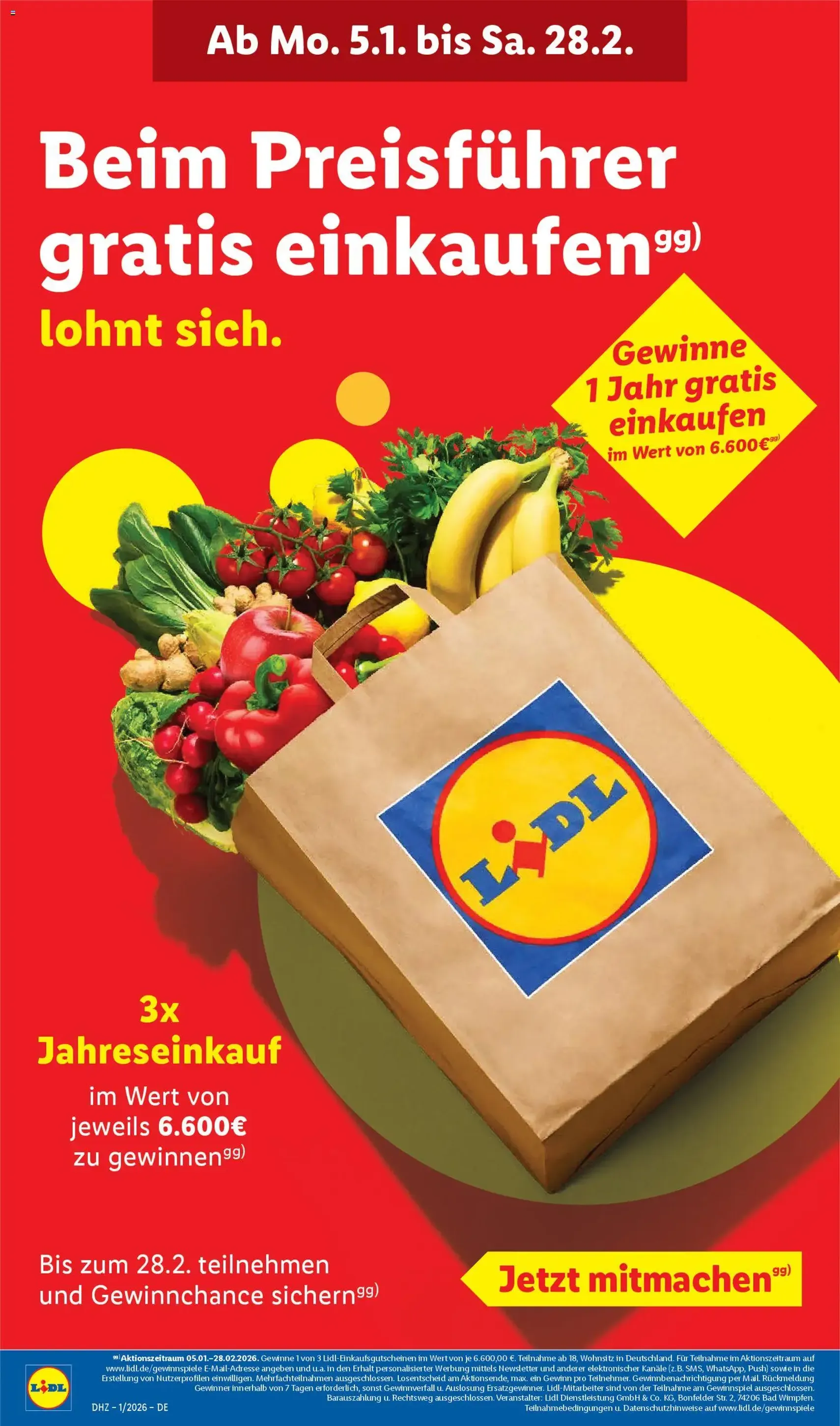 Lidl - Prospekt - Gültiger Prospekt ab 29.12.2025, Seite 54 von insgesamt 55