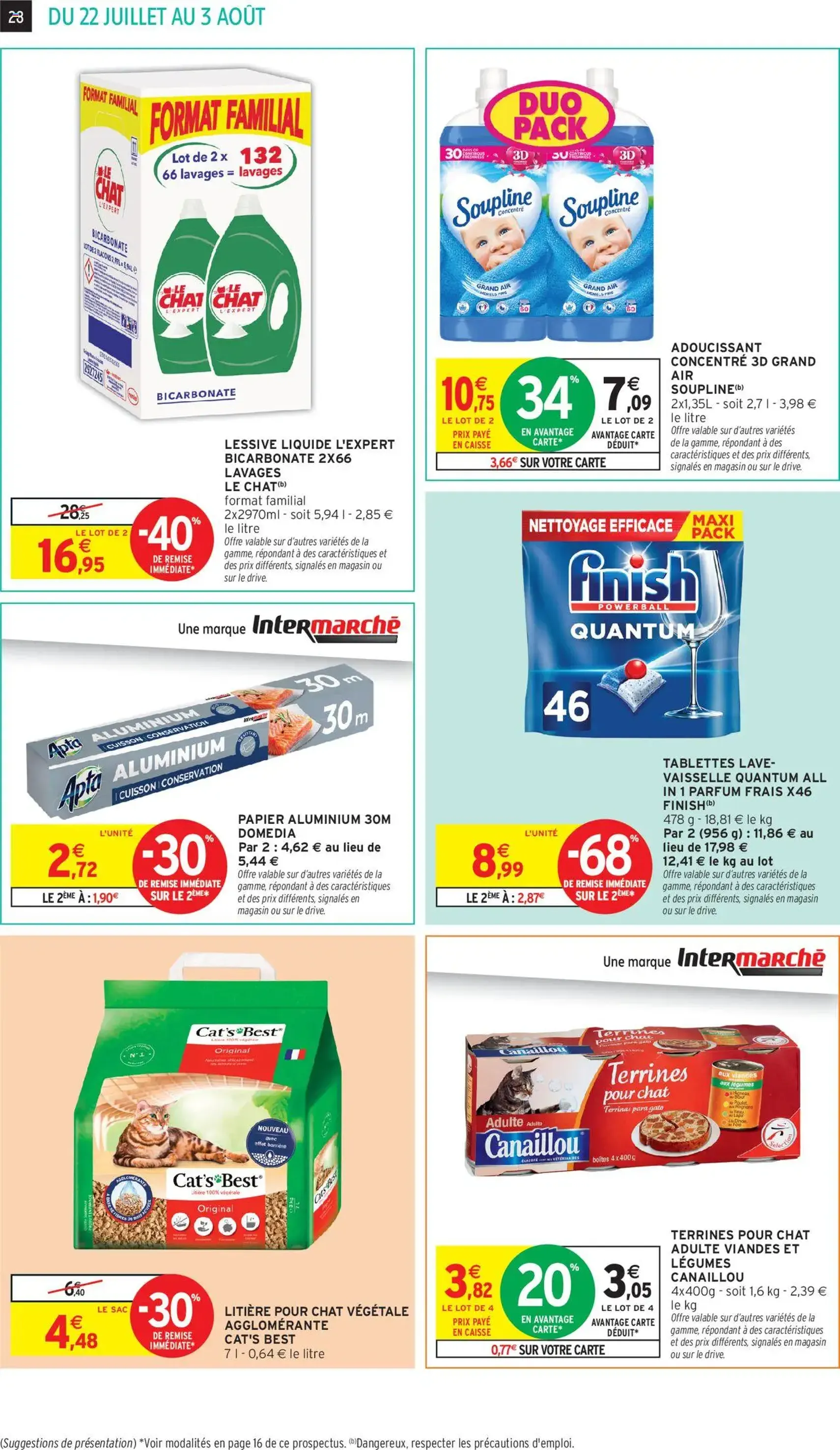 Intermarché catalogue semaine 29 - brochure valable à partir du 22/07/2025, page 28 sur 32