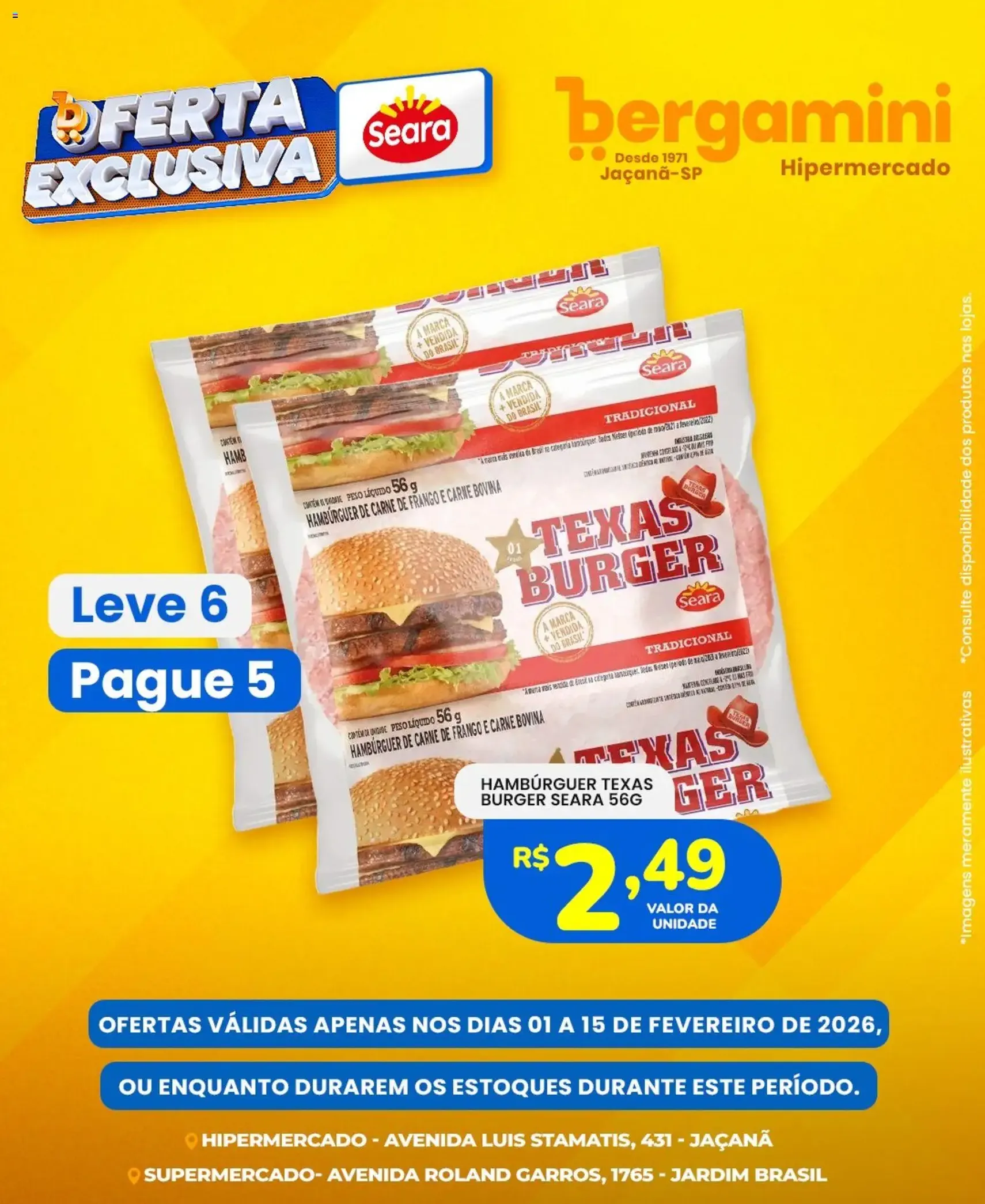Supermercado Bergamini - Ofertas Seara - folheto válido a partir de 01/02/2026 página 4 de 4