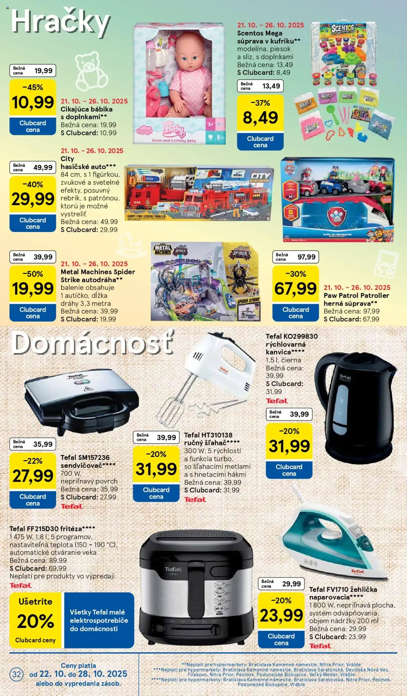 Tesco Hypermarket - leták - platný leták od 22.10.2025 strana 32 z 40 Tesco Hypermarket - leták - platný leták od 22.10.2025 strana 32 z 40
