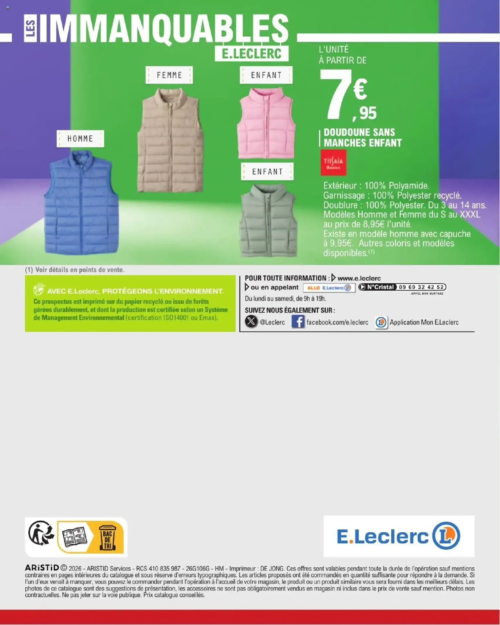 E.Leclerc catalogue semaine 11 - brochure valable à partir du 10/03/2026, page 56 sur 56