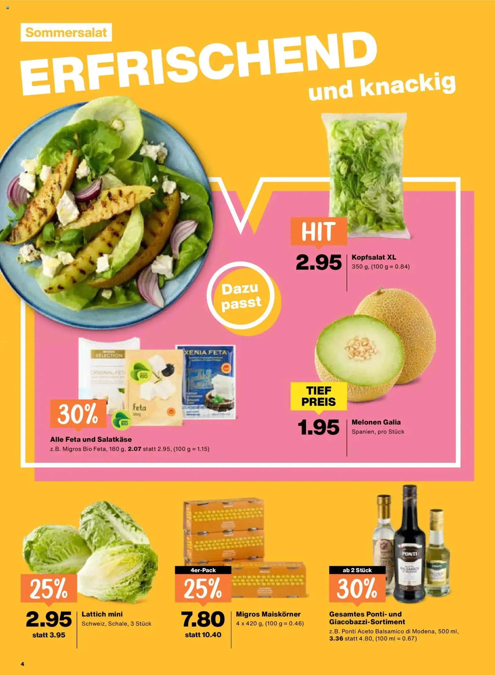 Migros aktionen - Gültiger Prospekt ab 13.08.2026, Seite 4 von insgesamt 20