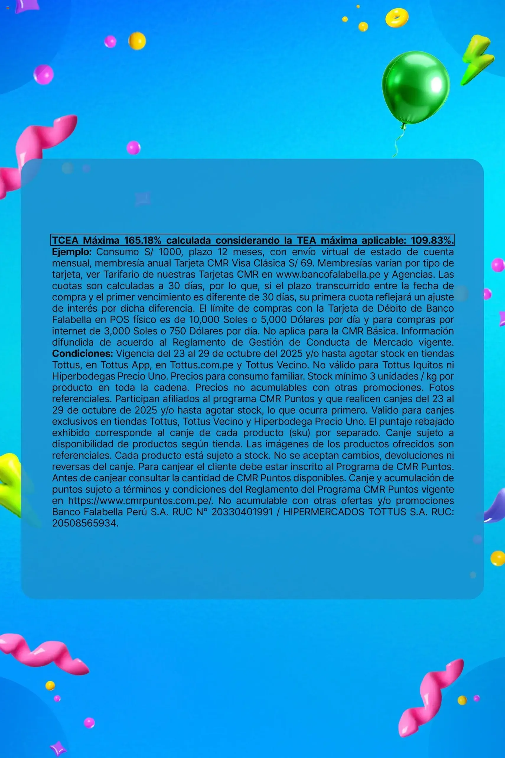 Catálogo Tottus - folleto válido desde 23/10/2025 página 13 de 13 Catálogo Tottus - folleto válido desde 23/10/2025 página 13 de 13