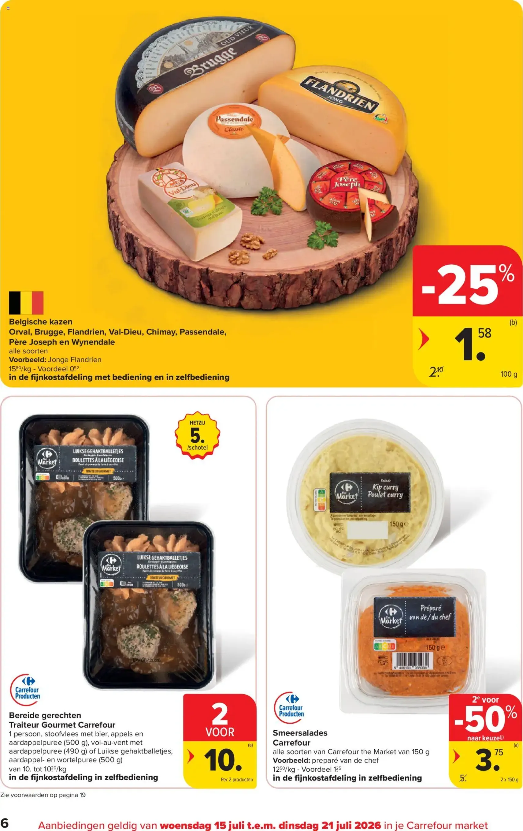 Carrefour market folder week 29 - geldige folder vanaf 15/07/2026 pagina 6 van 20