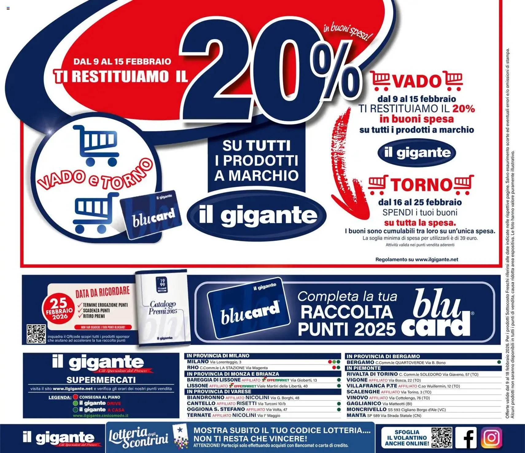 Volantino Il Gigante - volantino valido dal 09/02/2026 pagina 20 di 20