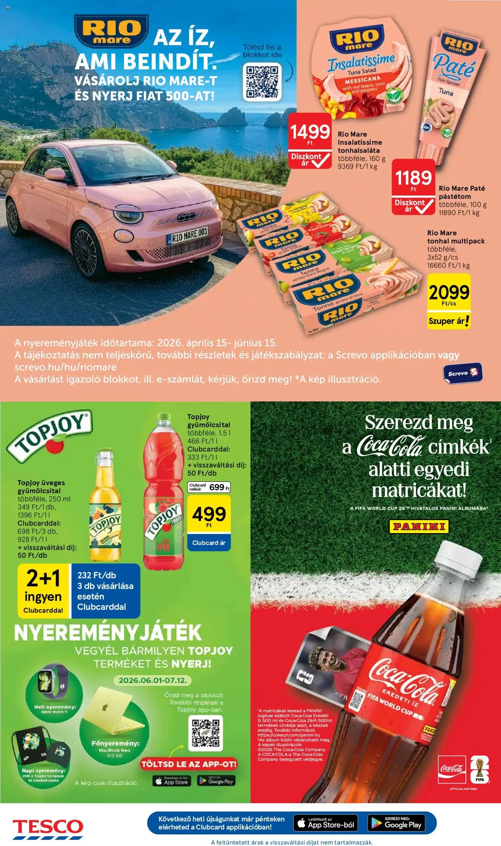 Tesco aktuális akciós újság - 2026.06.04. érvényes szórólap 22 oldal 36 oldalból