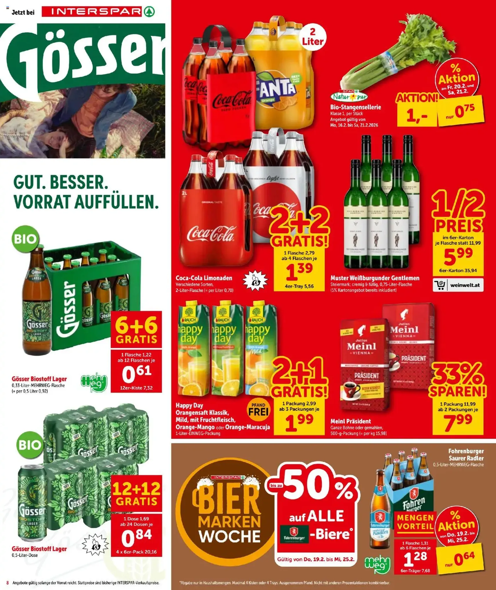 Interspar Flugblatt - Gültiger Prospekt ab 19.02.2026, Seite 8 von insgesamt 16