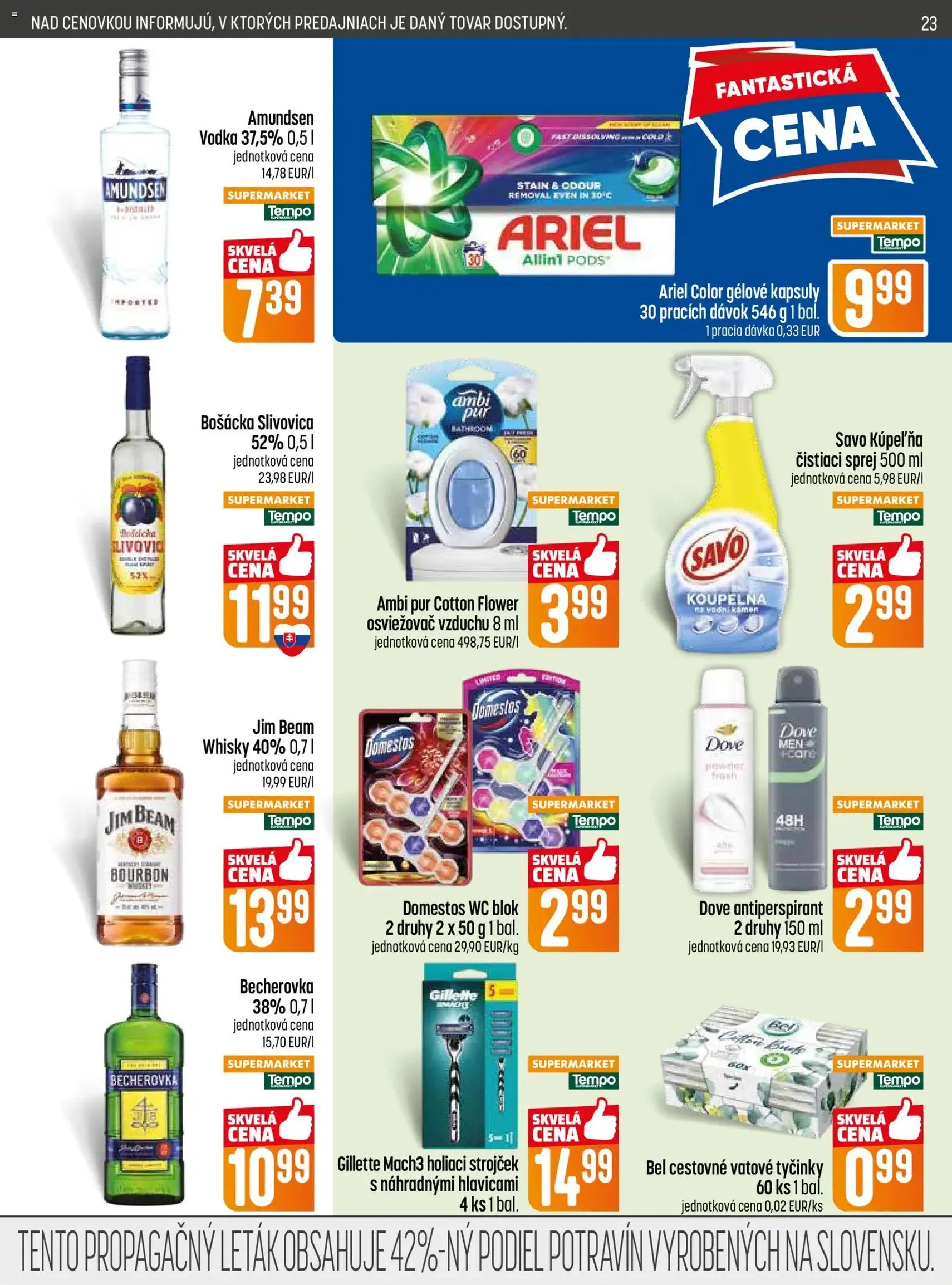 COOP Jednota leták - platný leták od 28.05.2026 strana 23 z 28