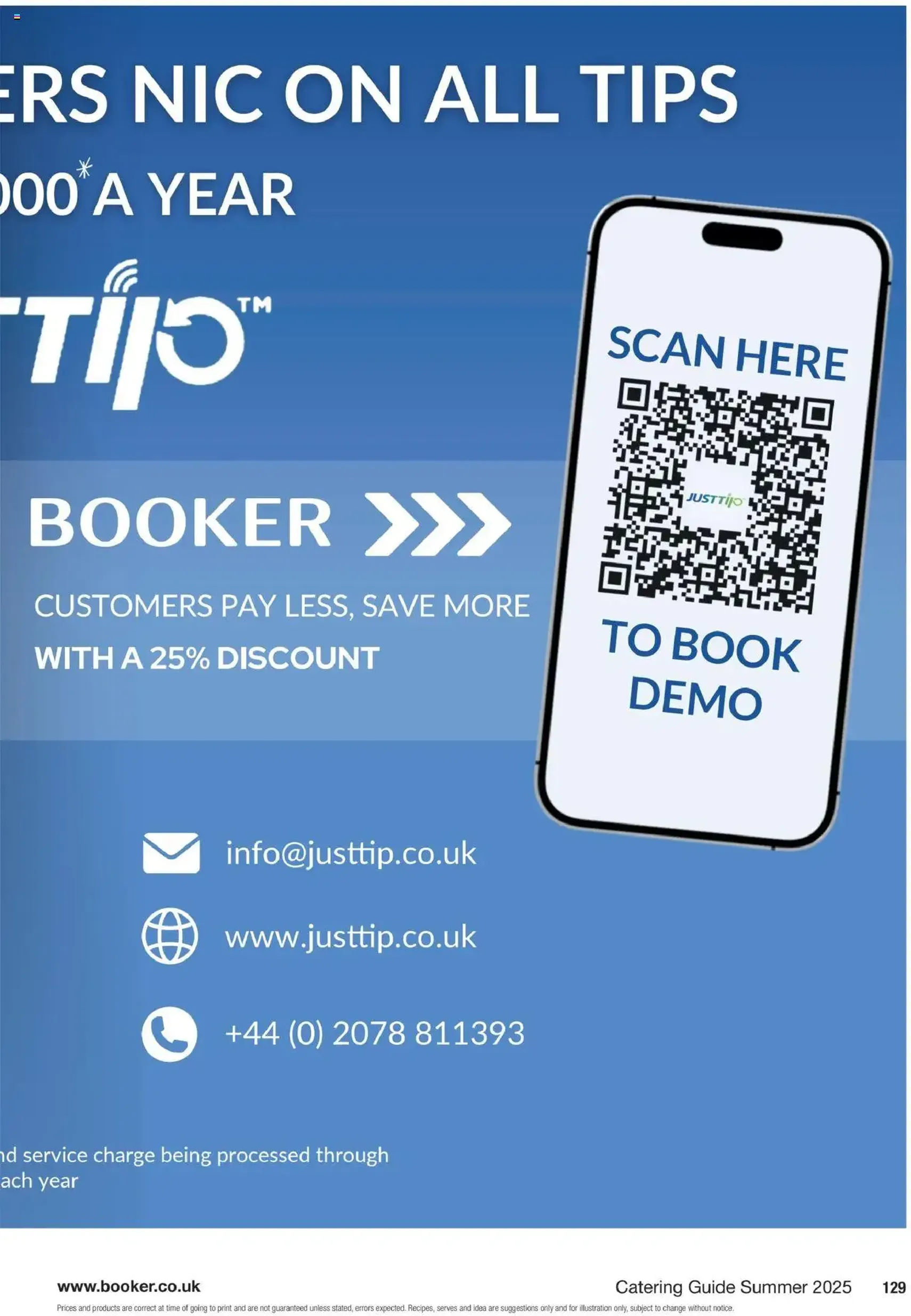 Booker Wholesale - Offers - valid flyer from 18/06/2025, page 129 of 132 Booker Wholesale - Offers - valid flyer from 18/06/2025, page 129 of 132