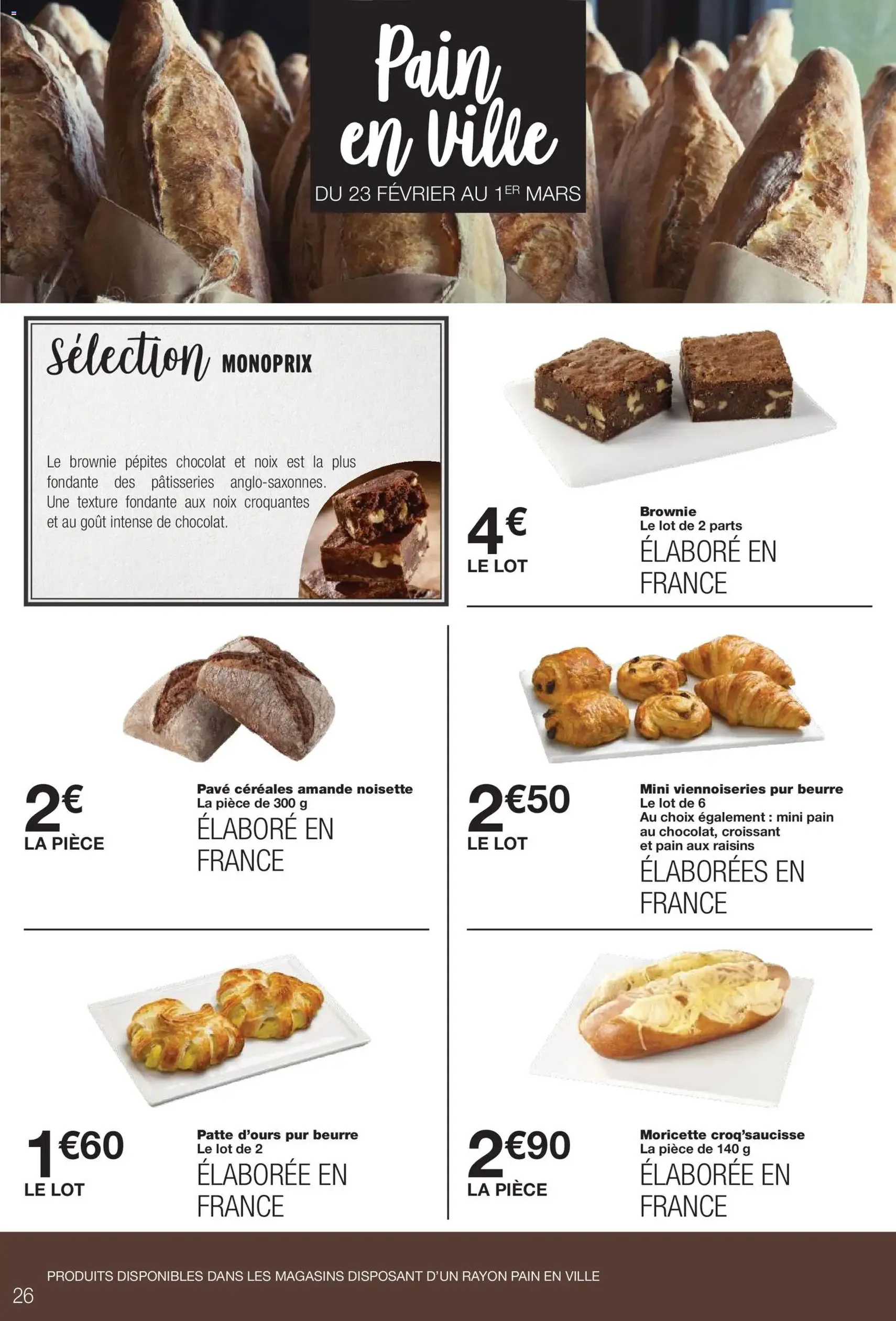Monoprix catalogue - brochure valable à partir du 17/02/2026, page 26 sur 57