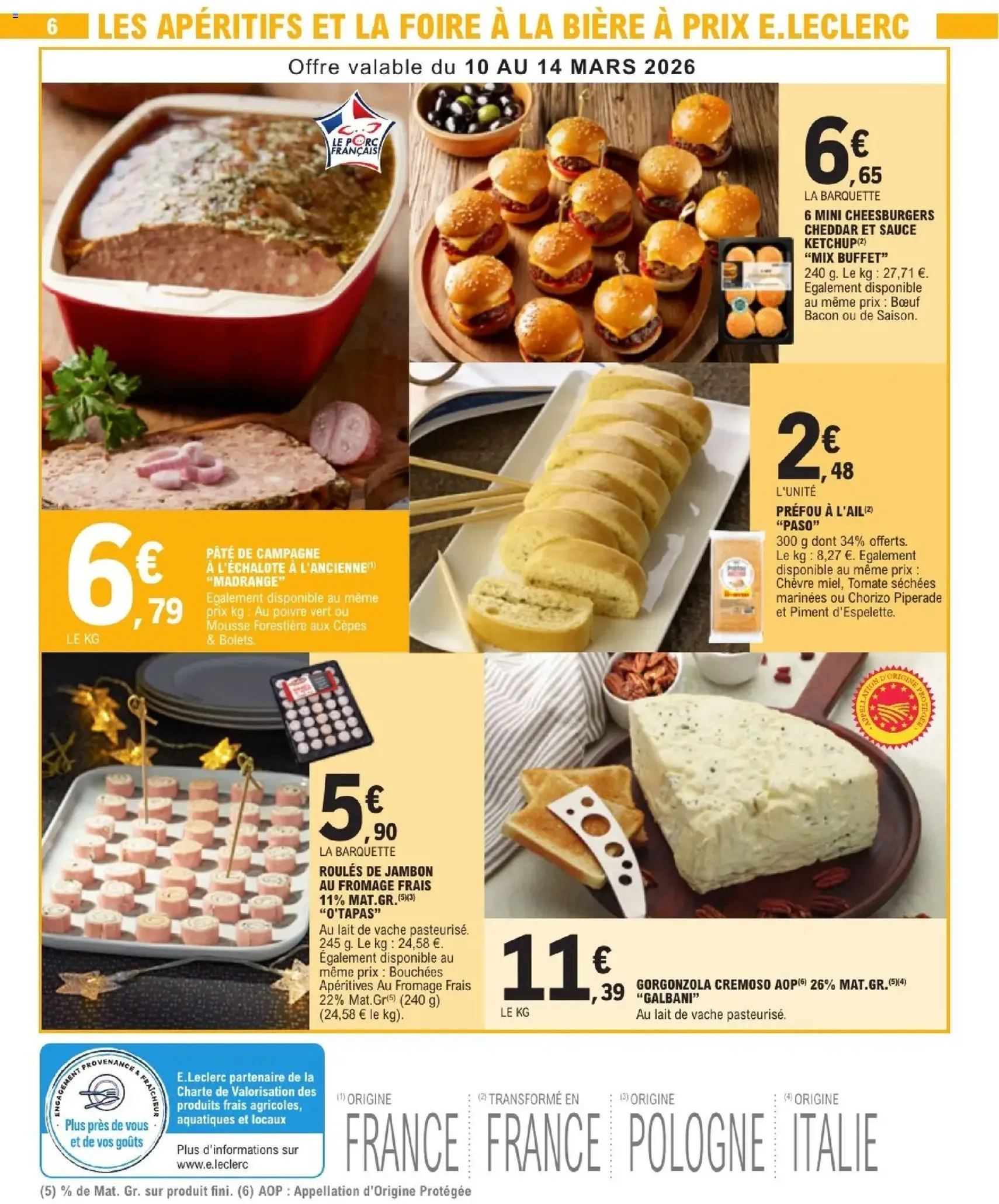 E.Leclerc catalogue semaine 11 - brochure valable à partir du 10/03/2026, page 6 sur 56
