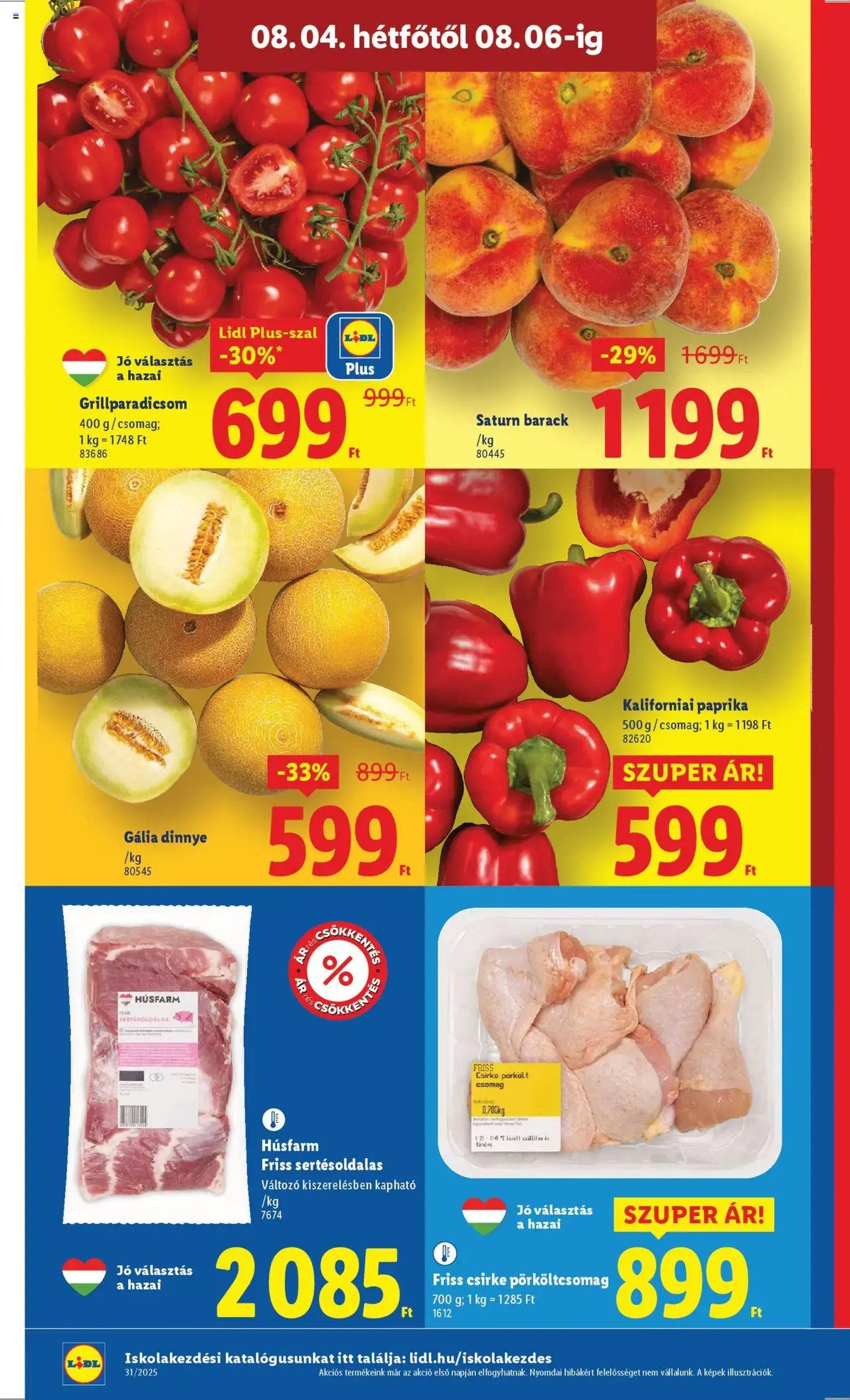 Lidl Akciós újság - 2025.07.31. érvényes szórólap 38 oldal 52 oldalból Lidl Akciós újság - 2025.07.31. érvényes szórólap 38 oldal 52 oldalból