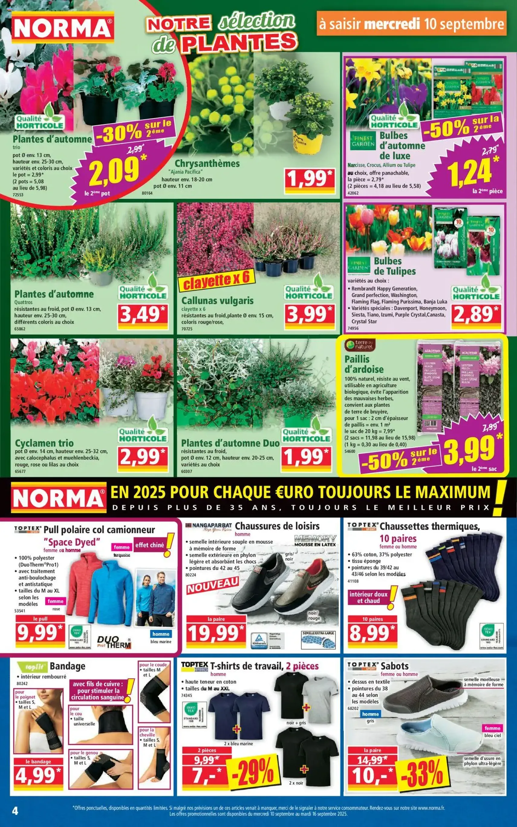 Norma catalogue - brochure valable à partir du 10/09/2025, page 4 sur 14